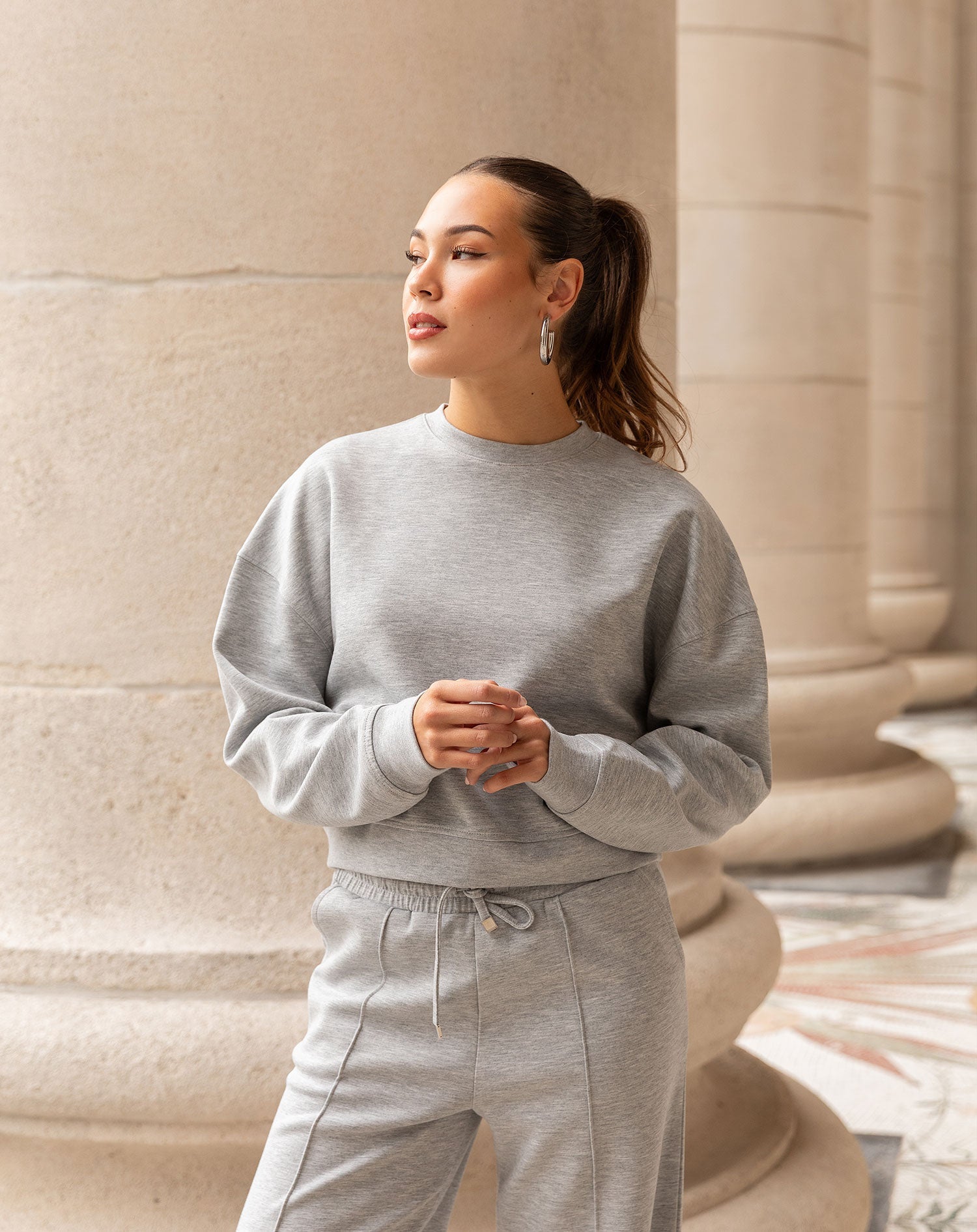 Scuba Cropped Sweaters