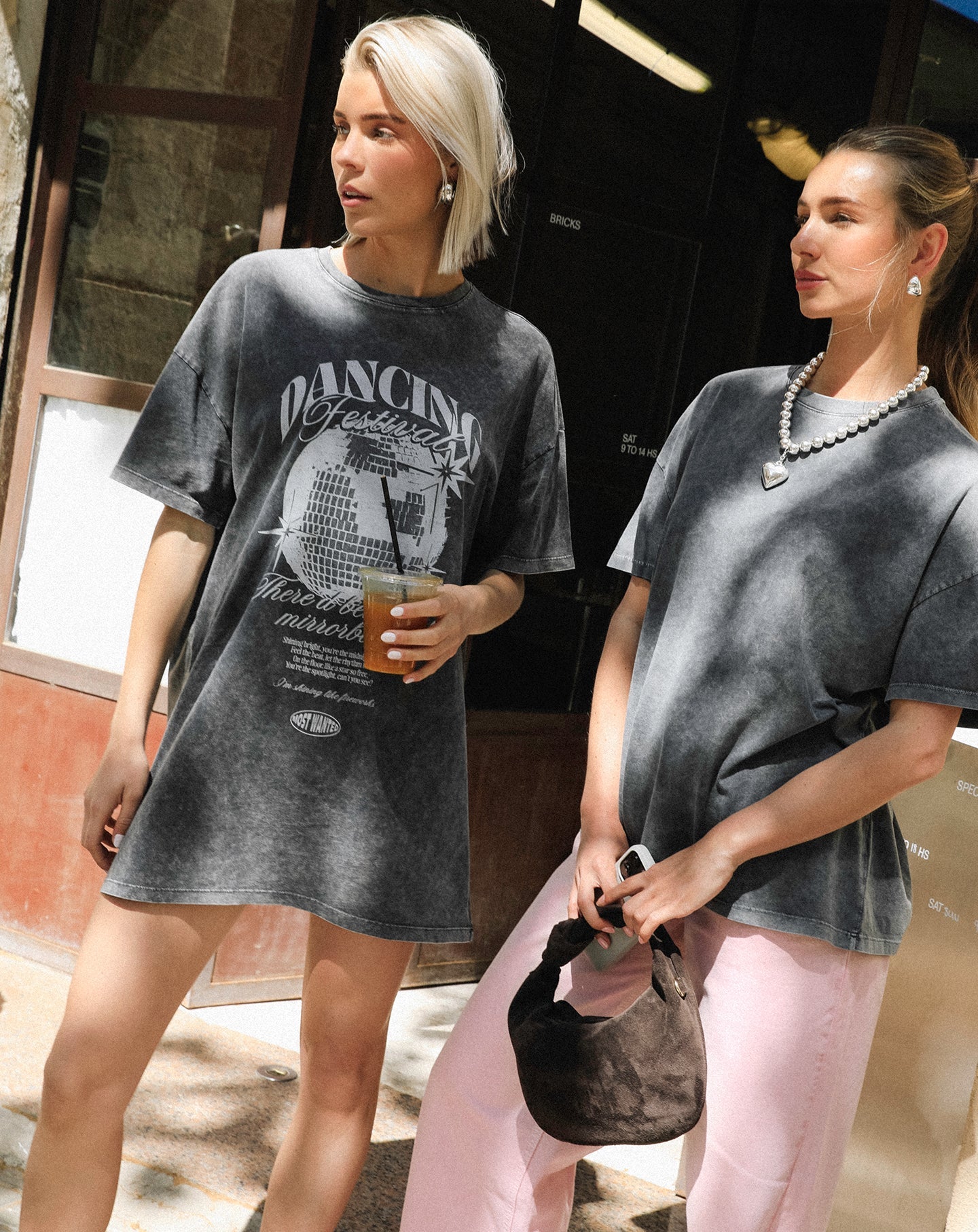 dame in festival outfit