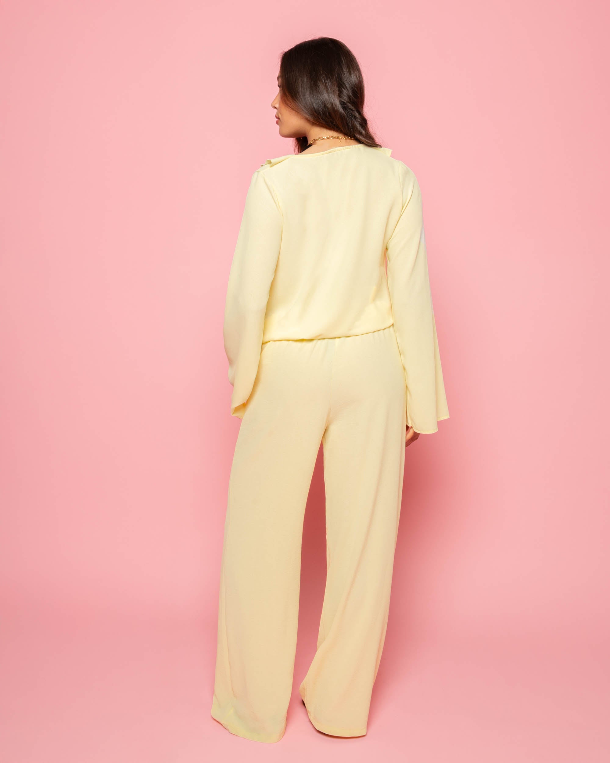 JULIE PANTALON TALL BUTTER YELLOW