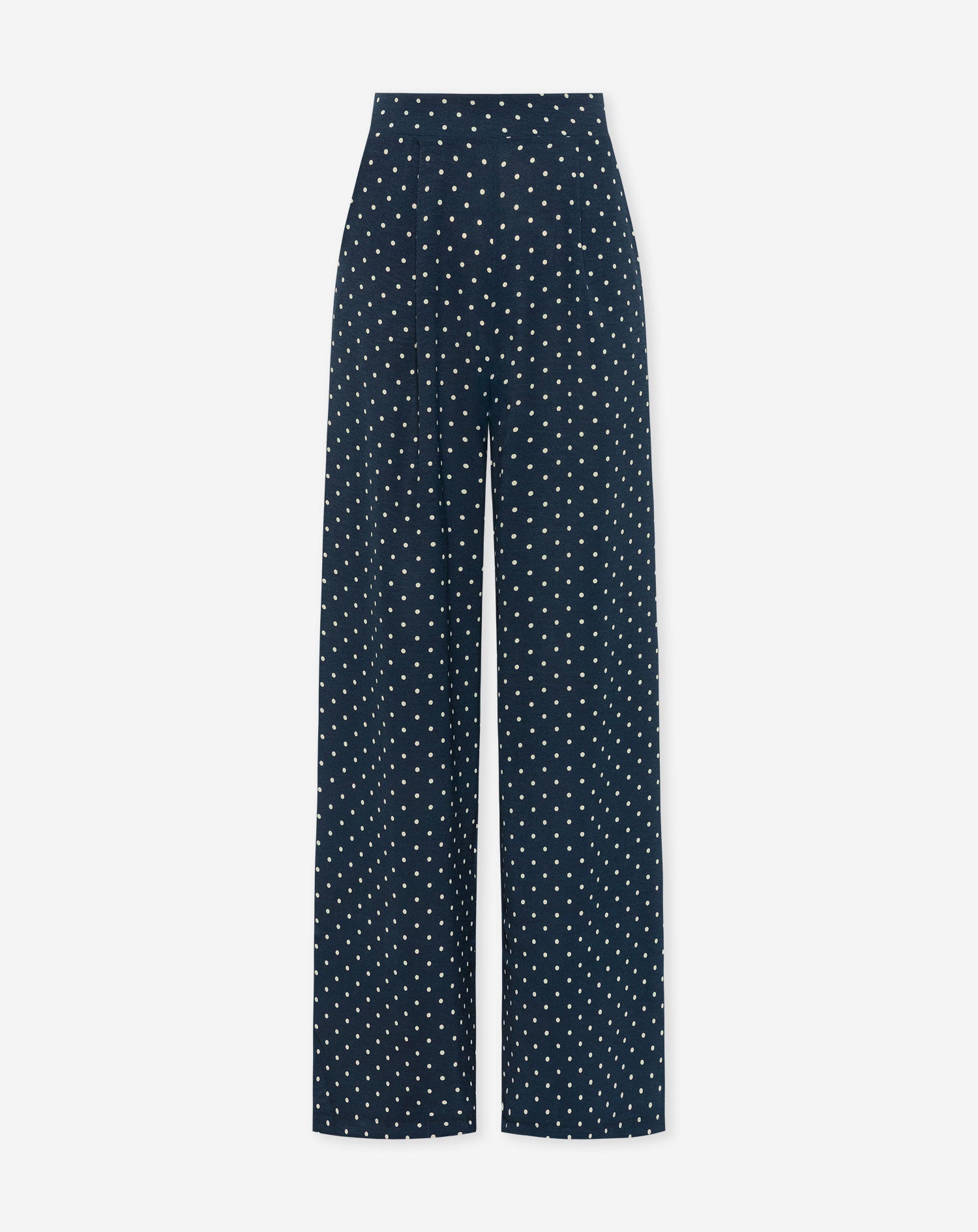 JULIE SMALL DOT PANTALON PETITE MARINEBLAUW