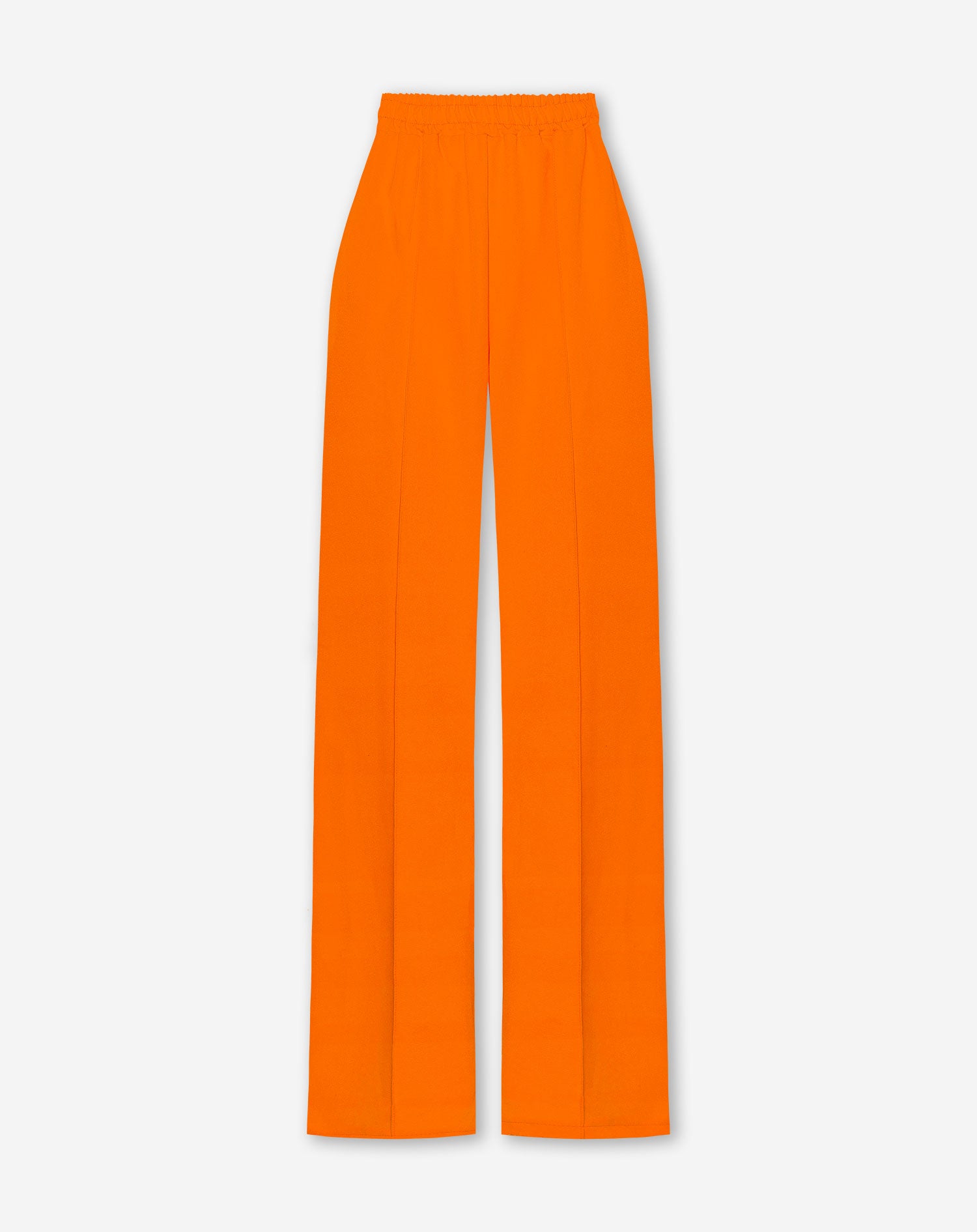 PINTUCK STRAIGHT LEG PANTALON ORANJE
