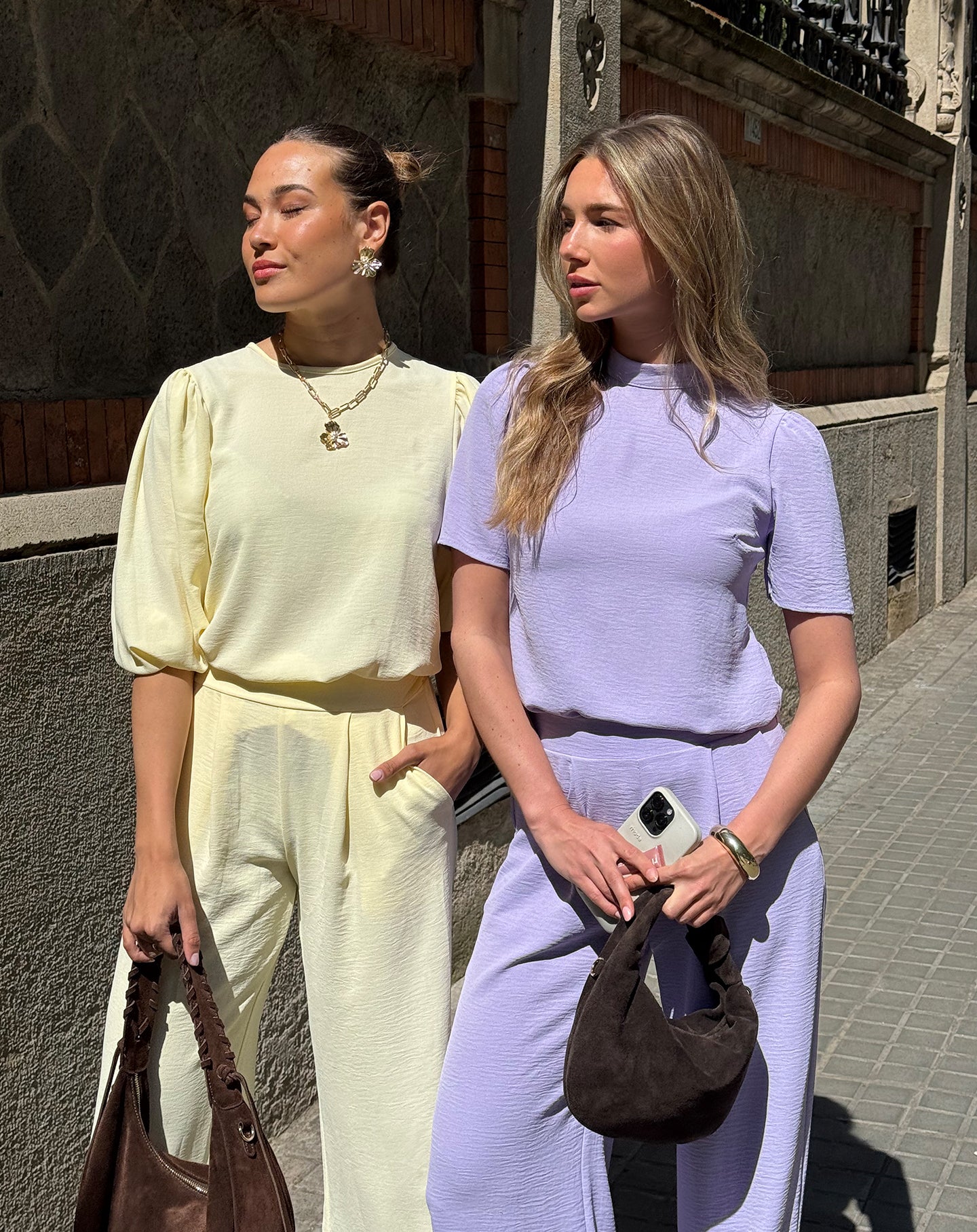 JULIE SHORT SLEEVE TOP LILA