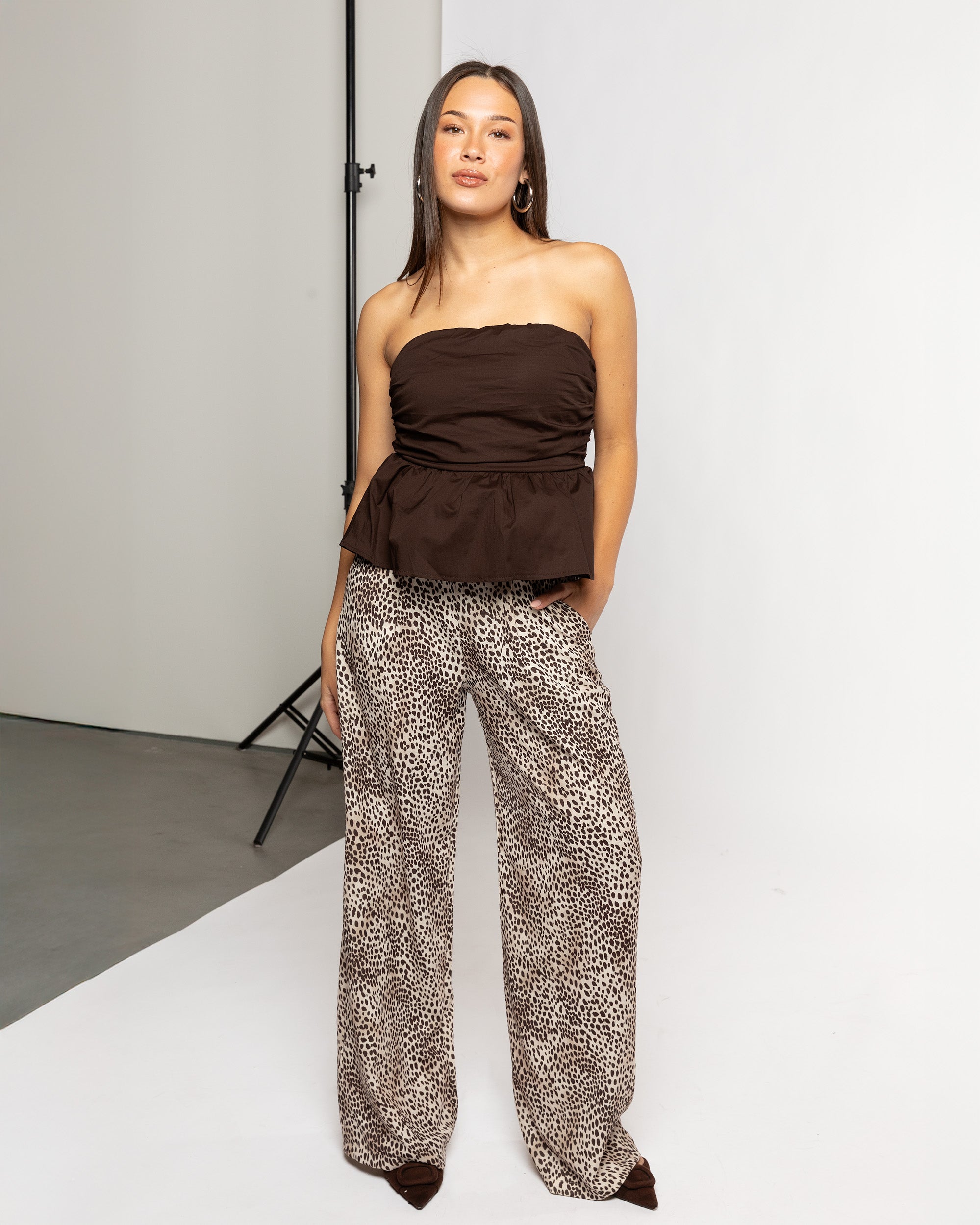 JULIE ANIMAL PANTALON PETITE BEIGE