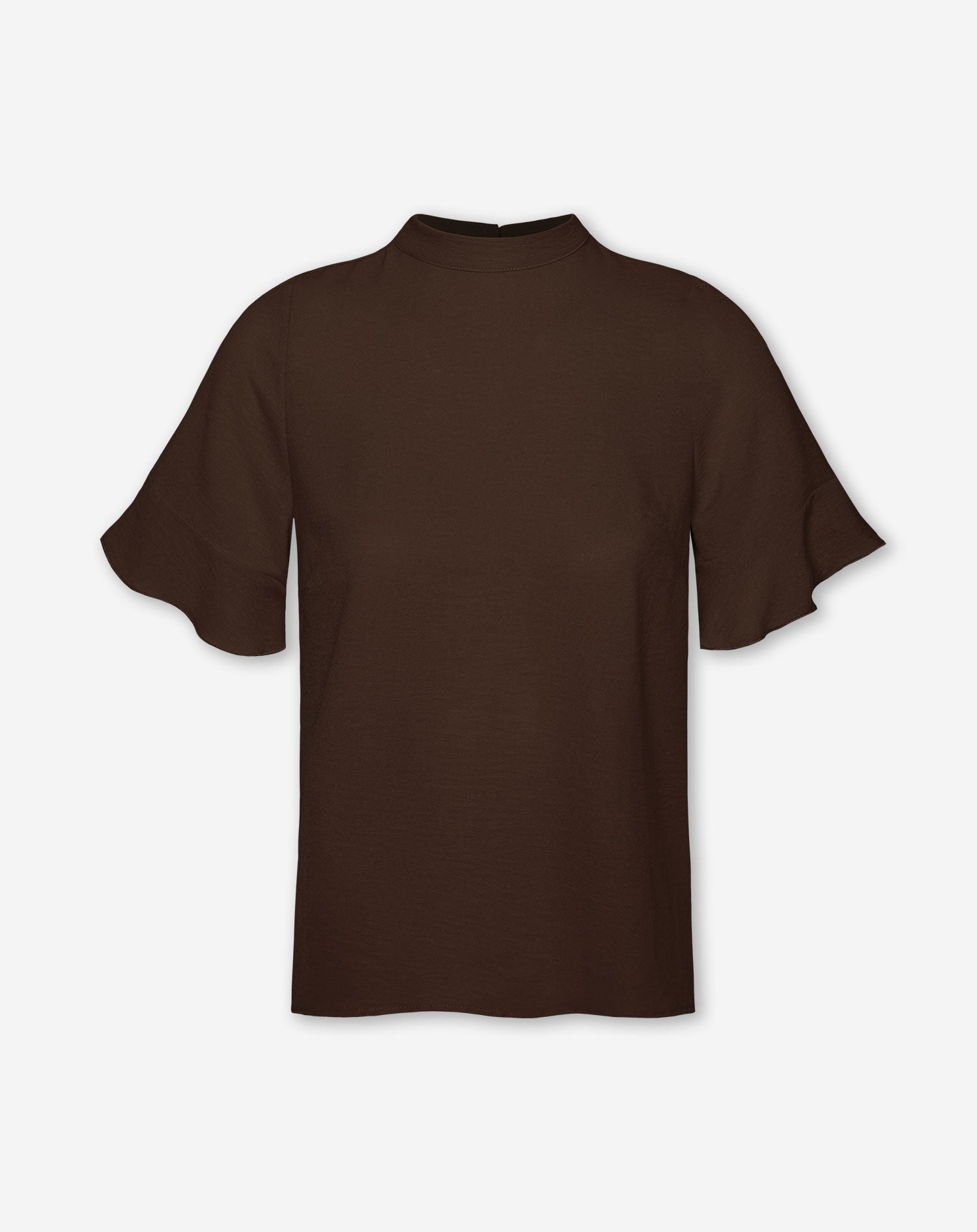 JULIE RUFFLE TOP BRUIN
