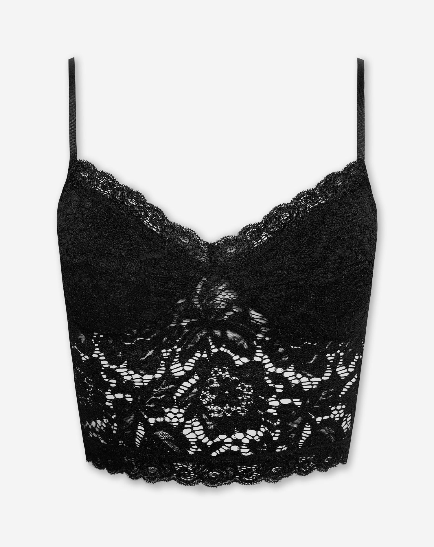 LIVY LACE TOP ZWART