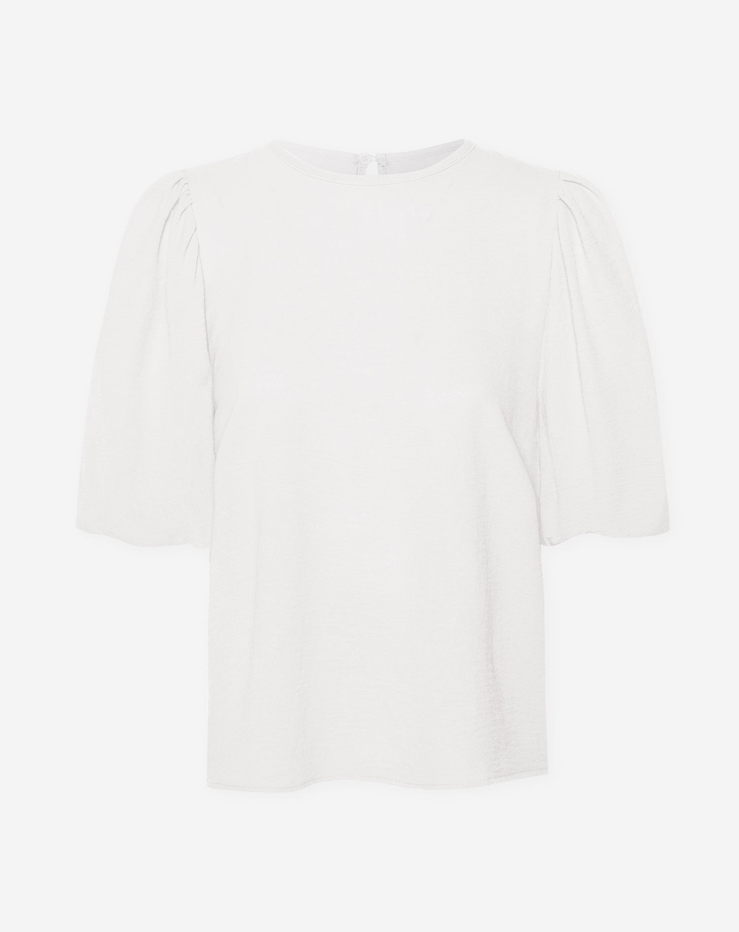 JULIE PUFF SLEEVE TOP CRÈME