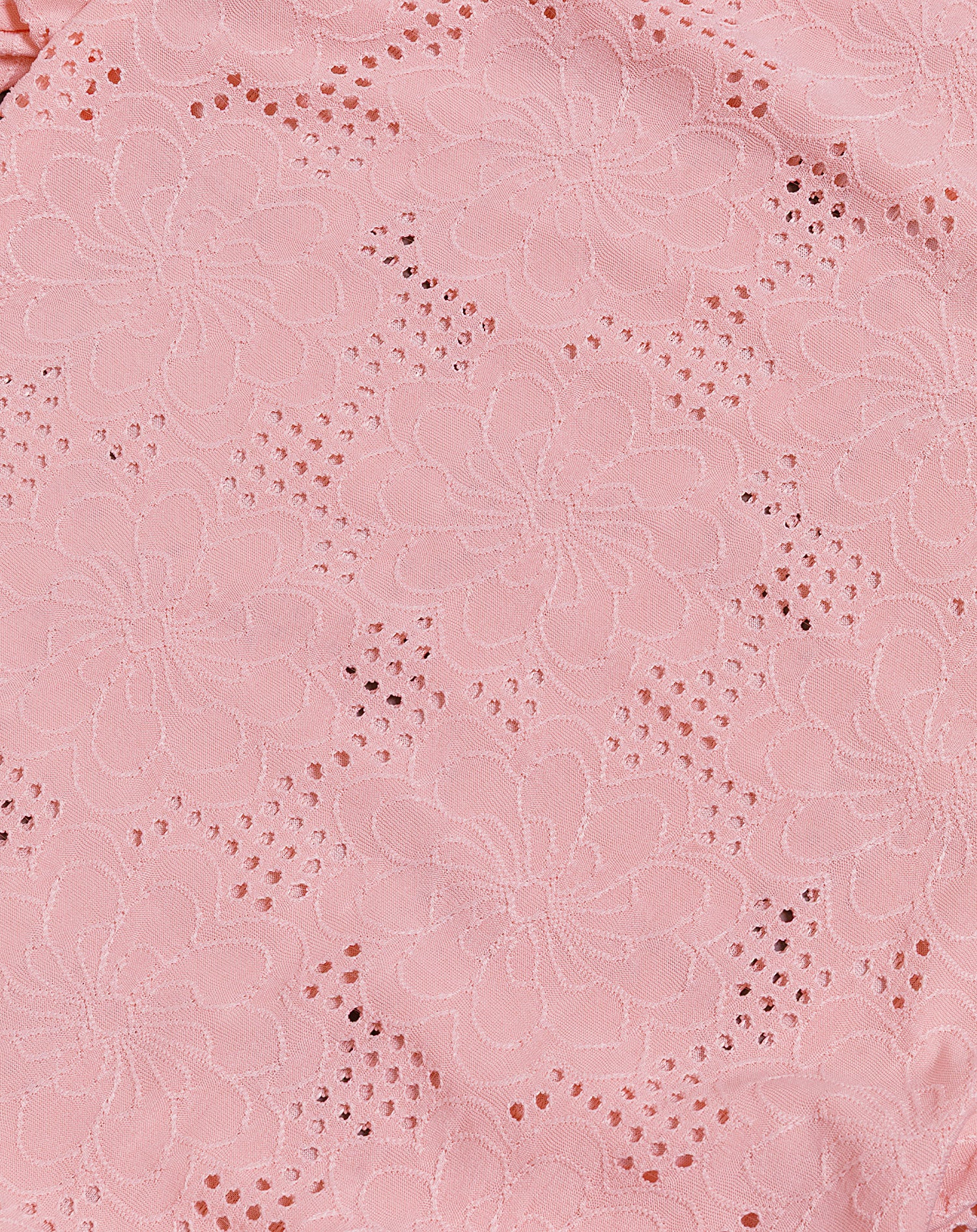 FLOWER RUCHED SHORT SLEEVE TOP PINK