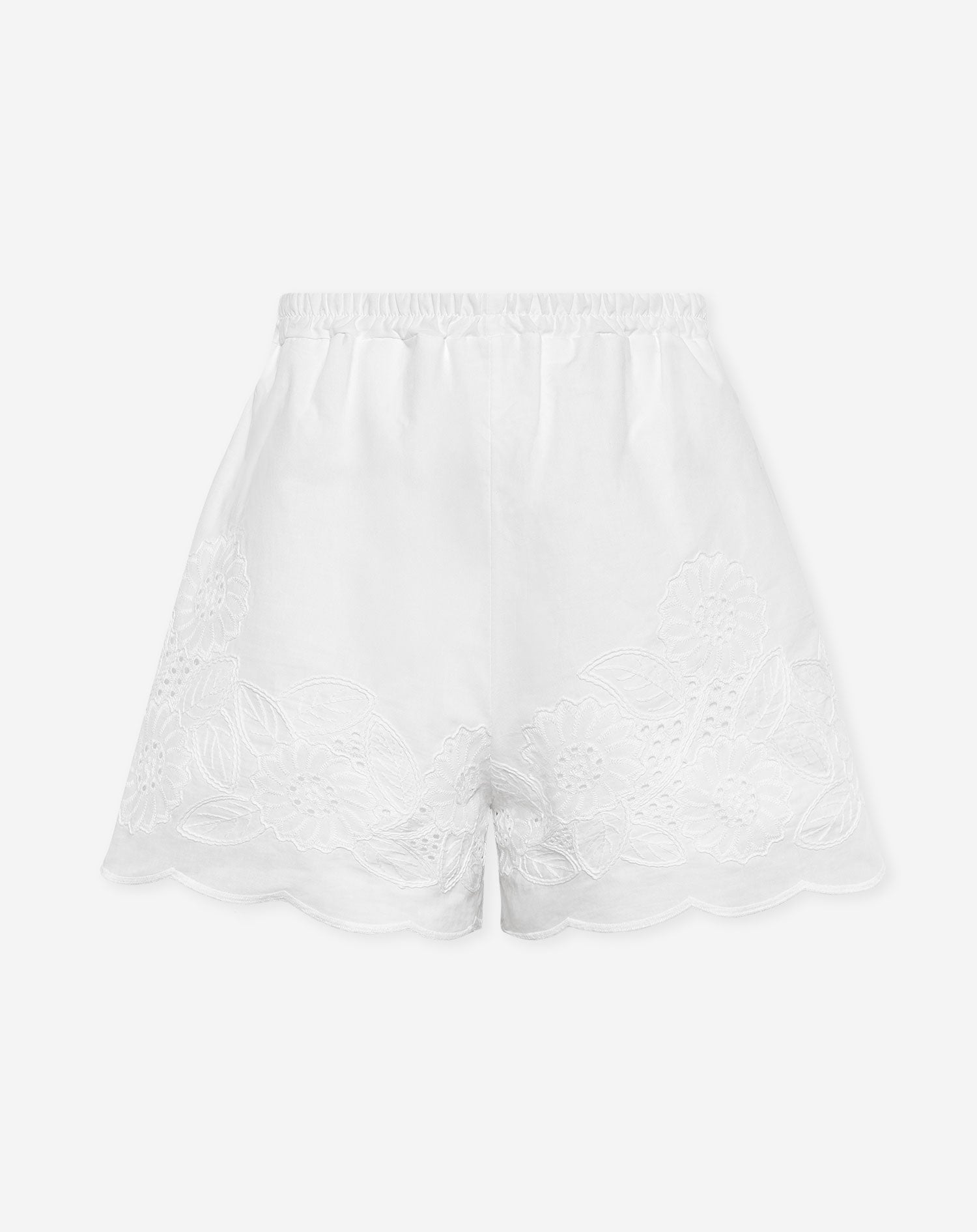 CARA BRODERIE SHORTS CREAM