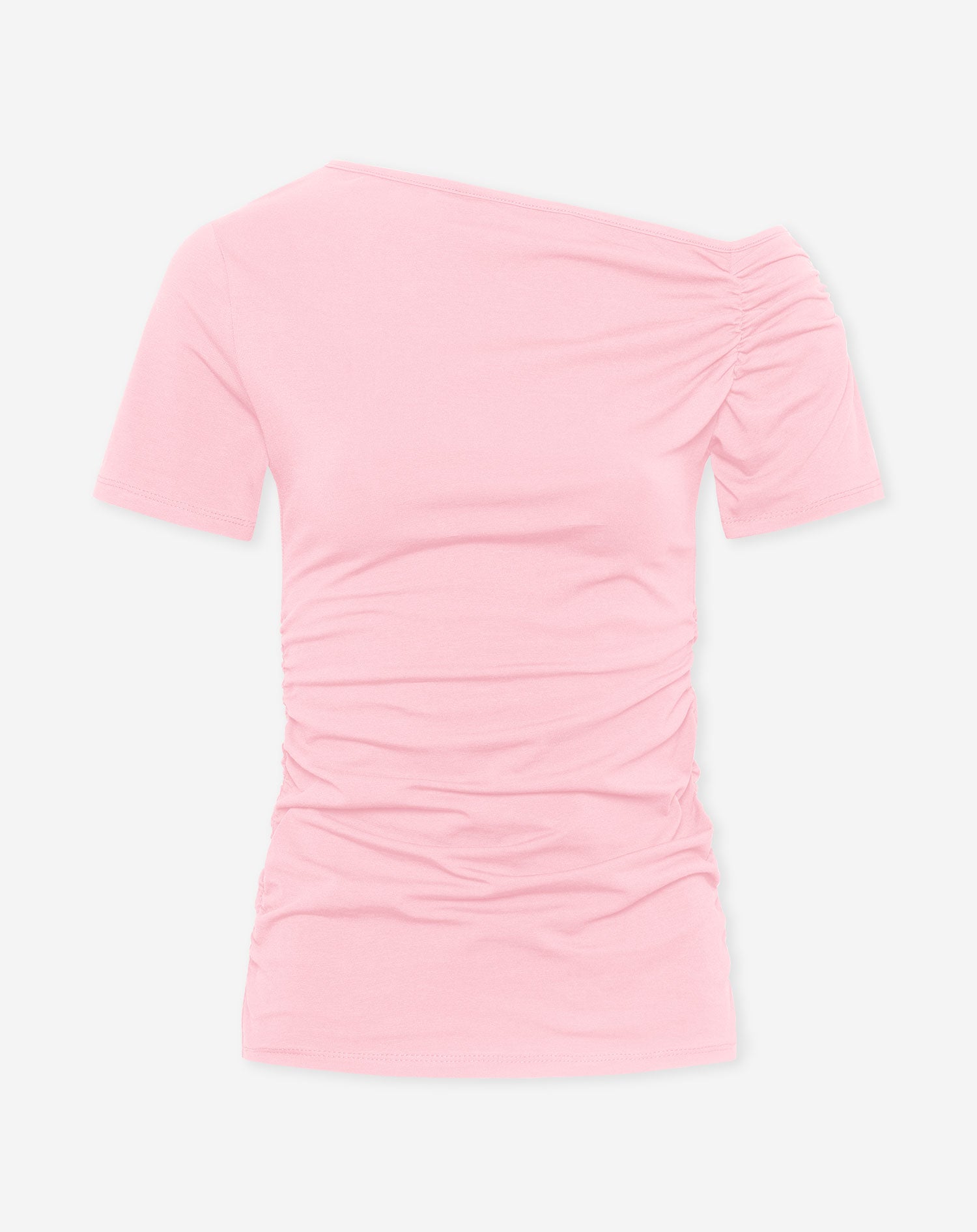 TAMAR OFF SHOULDER SHORT SLEEVE TOP LIGHT PINK