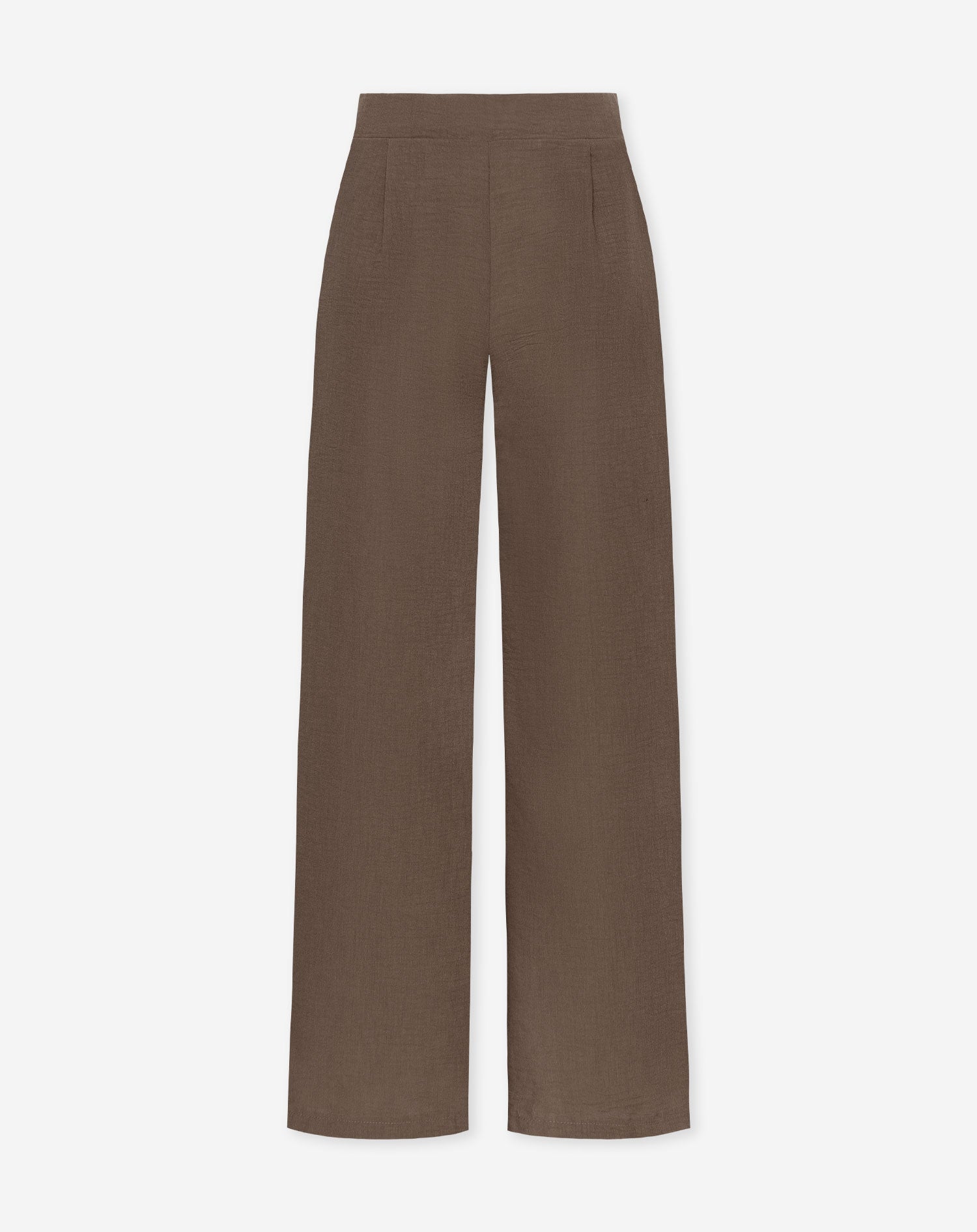 IZZY LINEN STRAIGHT LEG PANTS BRUIN