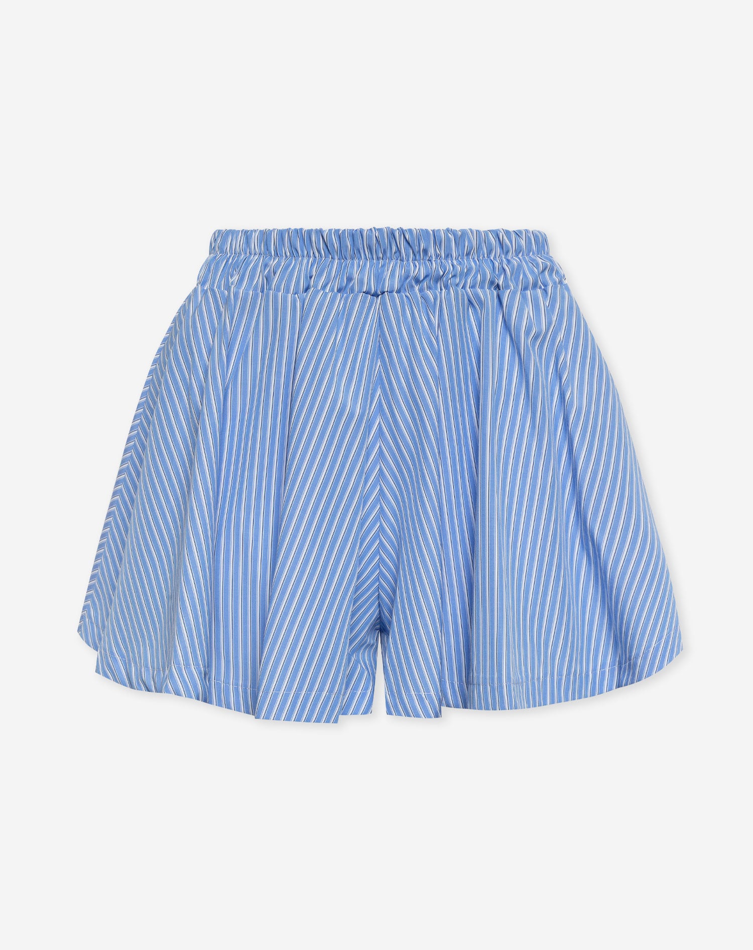 STRIPE RUFFLE SHORT BLUE