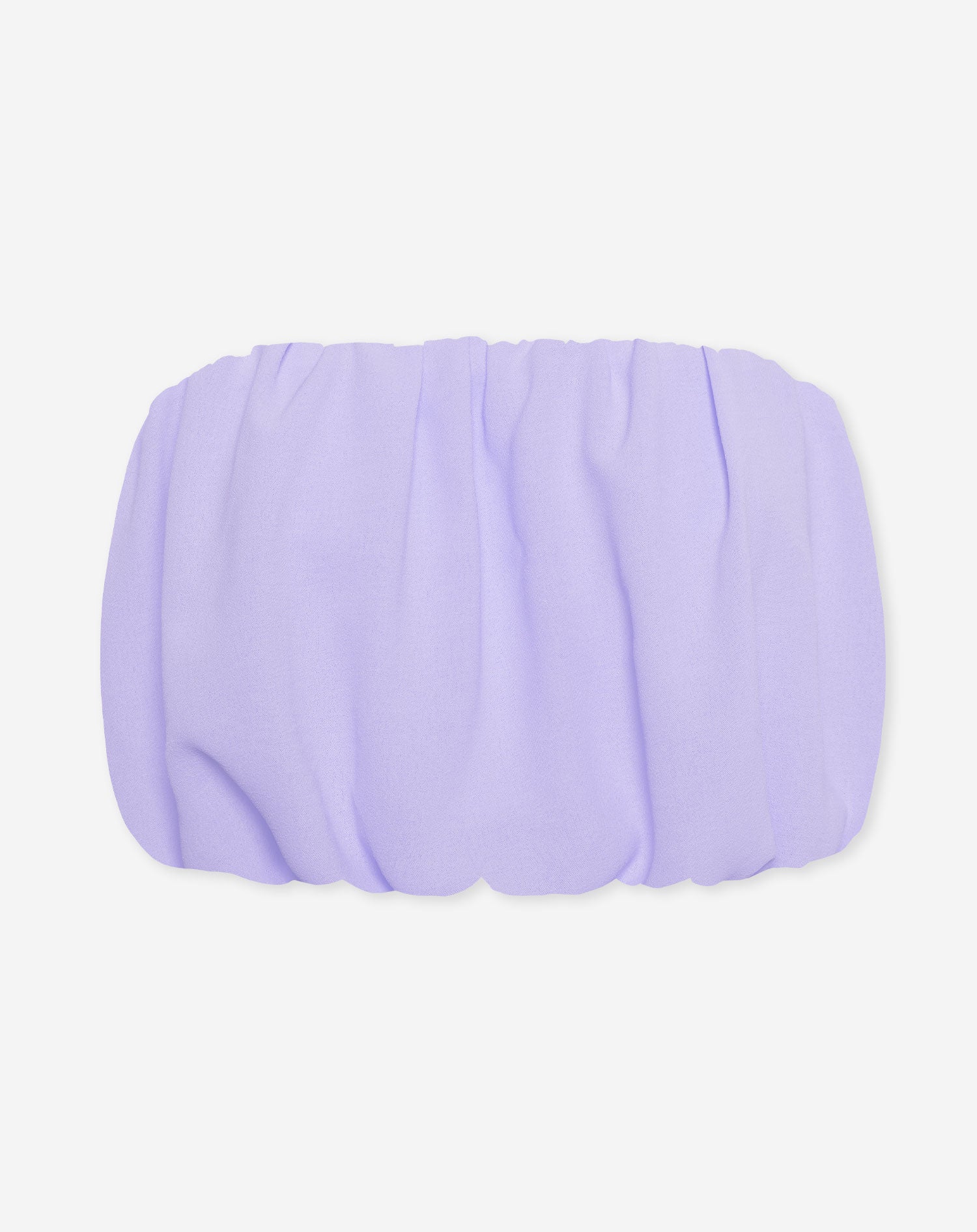 JULIE BUBBLE HEM BANDEAU TOP LILA