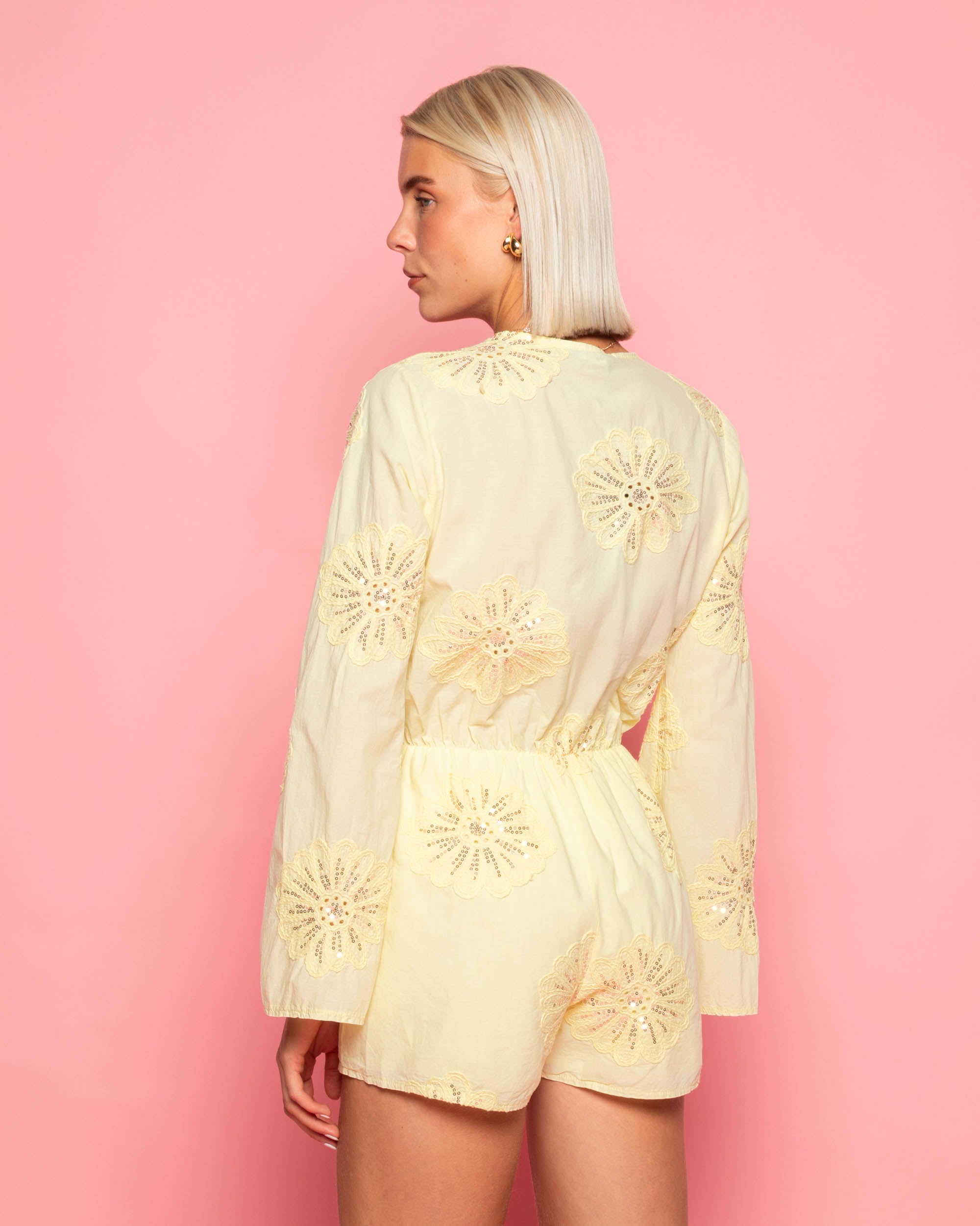 JODIE FLOWER PLAYSUIT BOTERGEEL