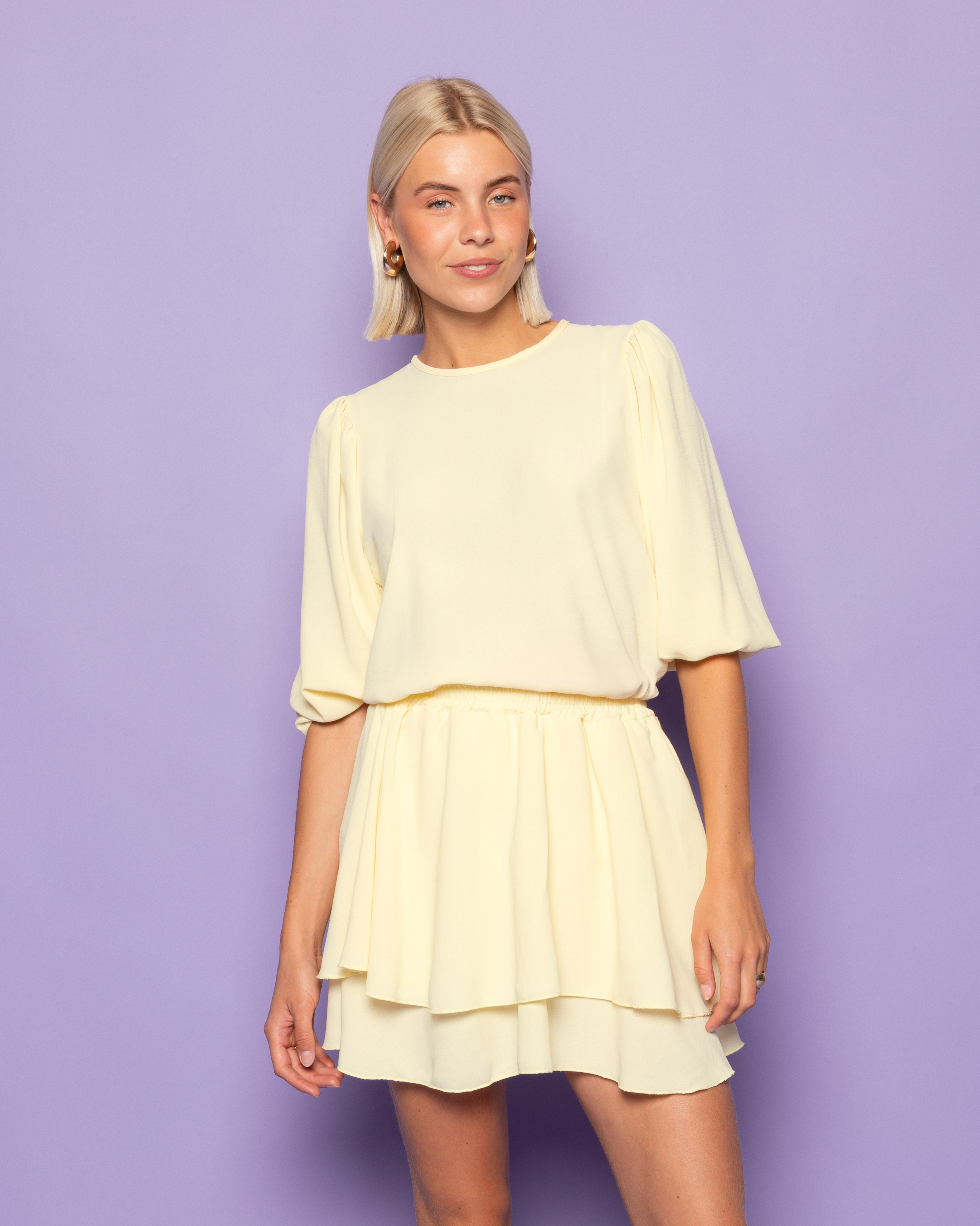 JULIE SKIRT BUTTER YELLOW