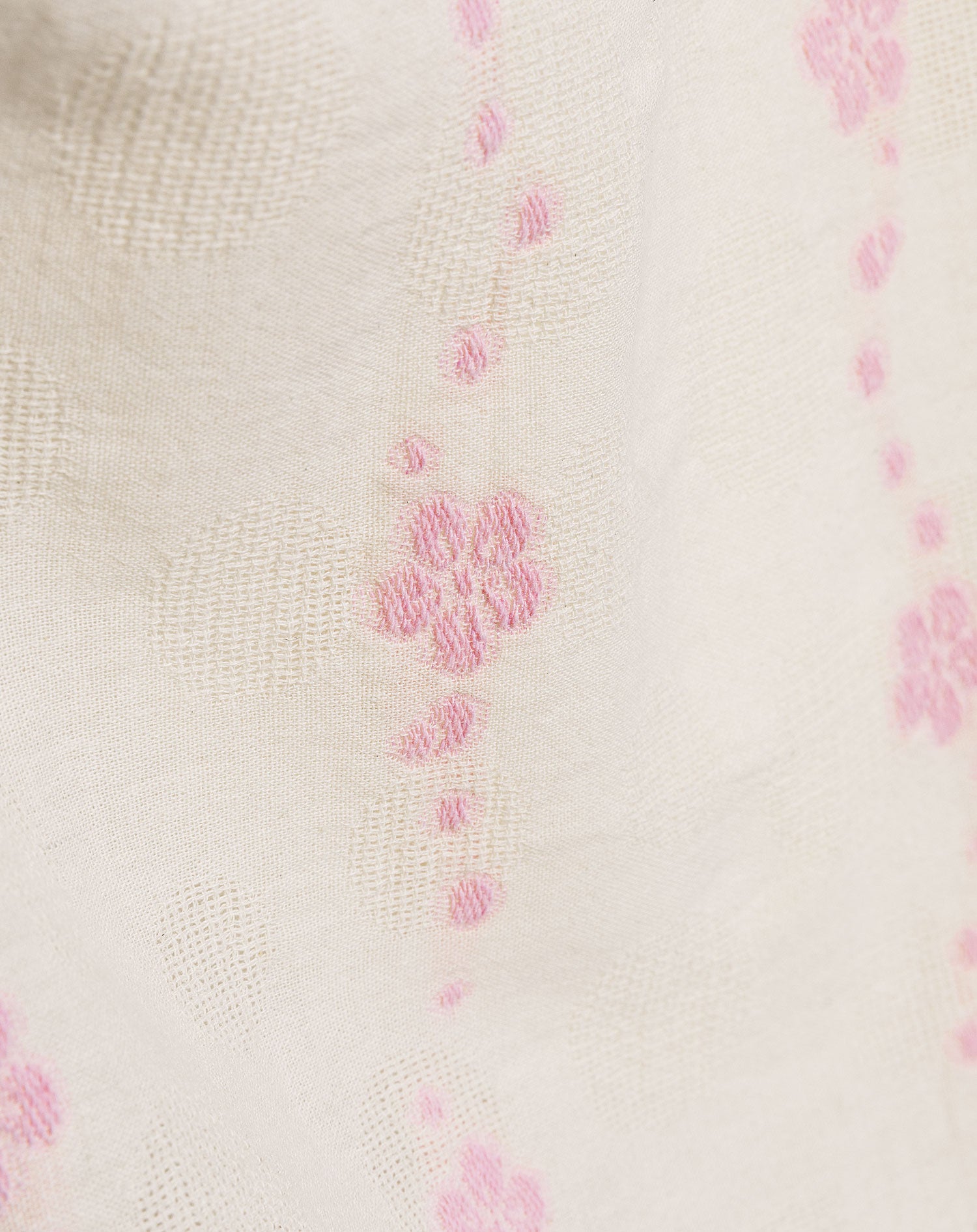 FLOWER COTTON RUFFLE CAMI TOP HOT PINK