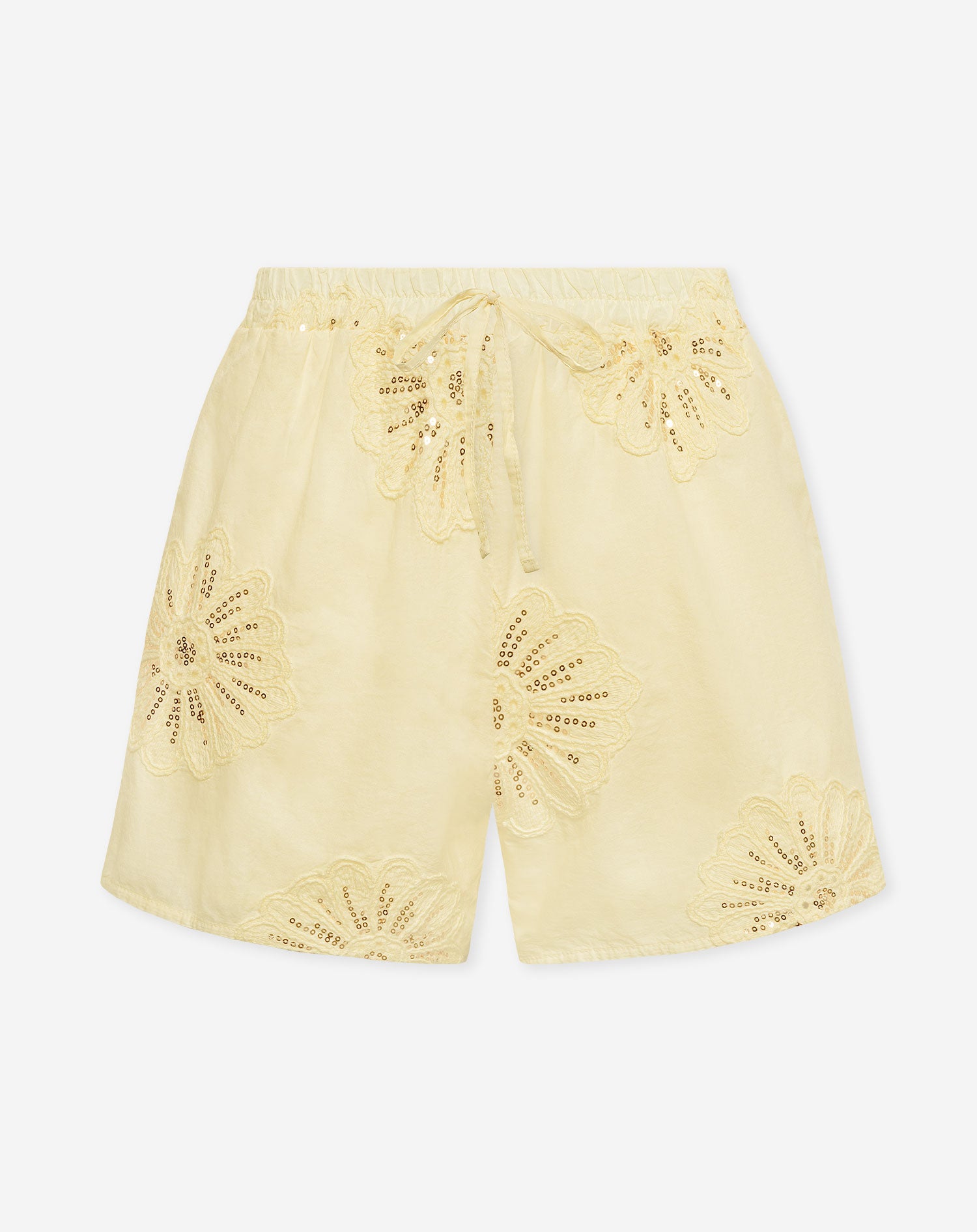 JODIE FLOWER SHORTS BUTTER YELLOW