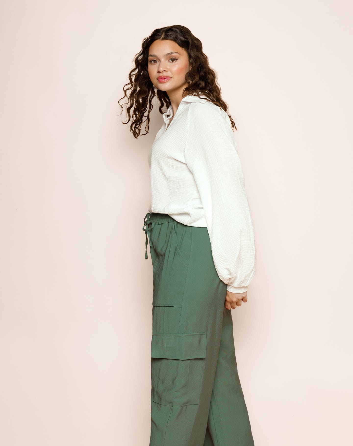 MOUSSELINE BLOUSE CRÈME