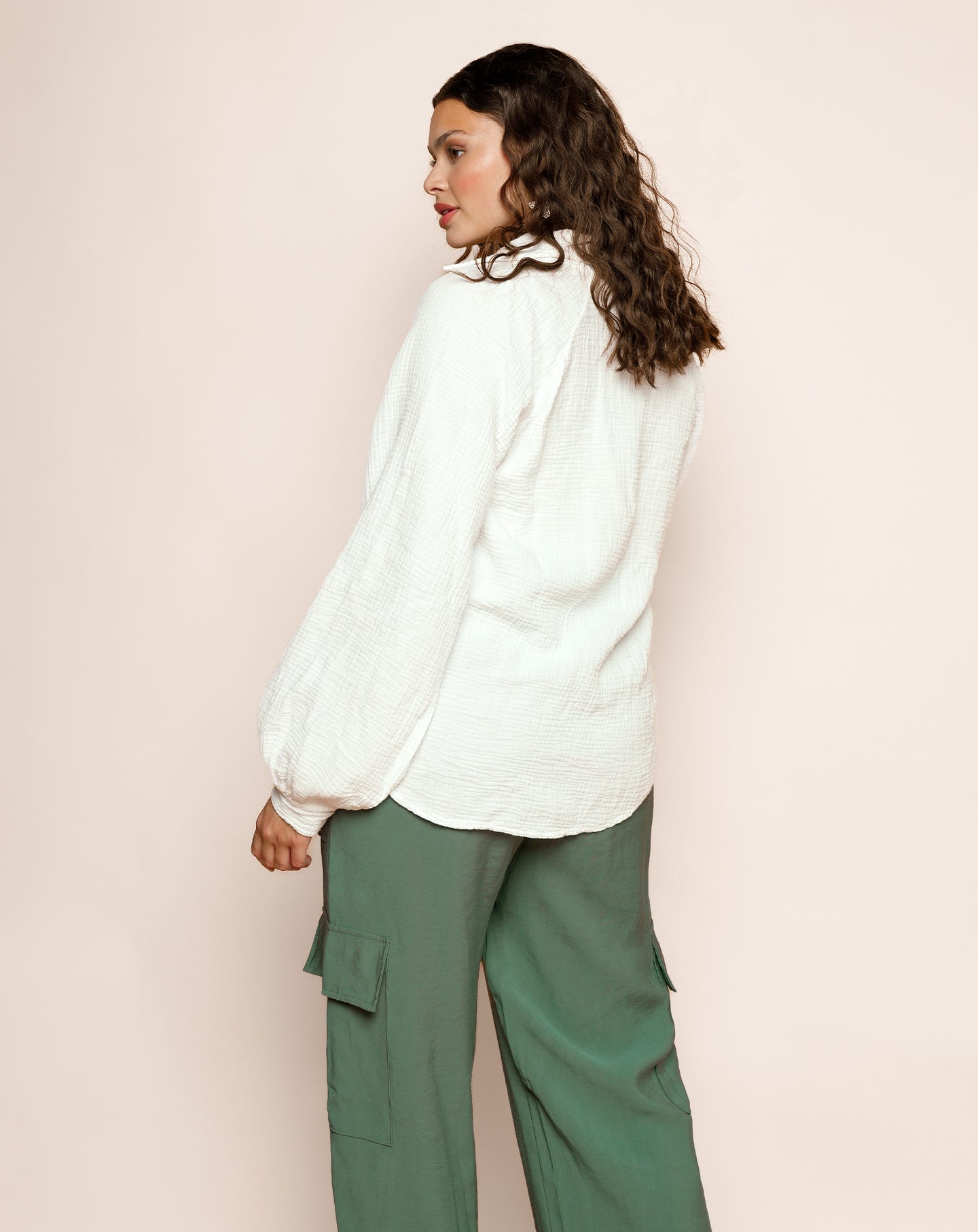 MOUSSELINE BLOUSE CRÈME