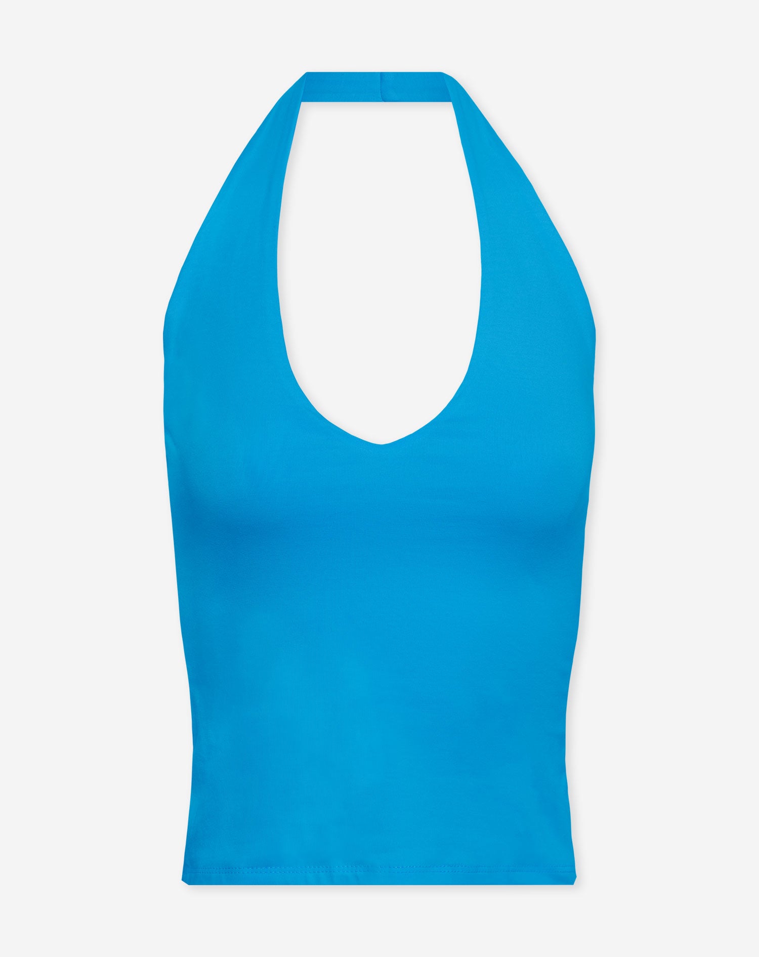 TAMAR HALTER TOP AQUA