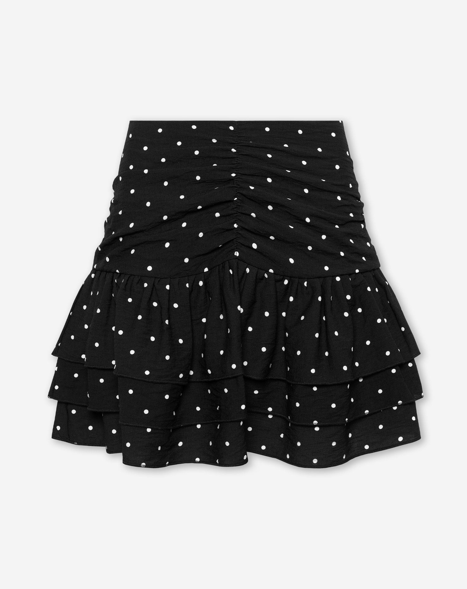 JAZMYN SMALL DOT SKIRT ZWART