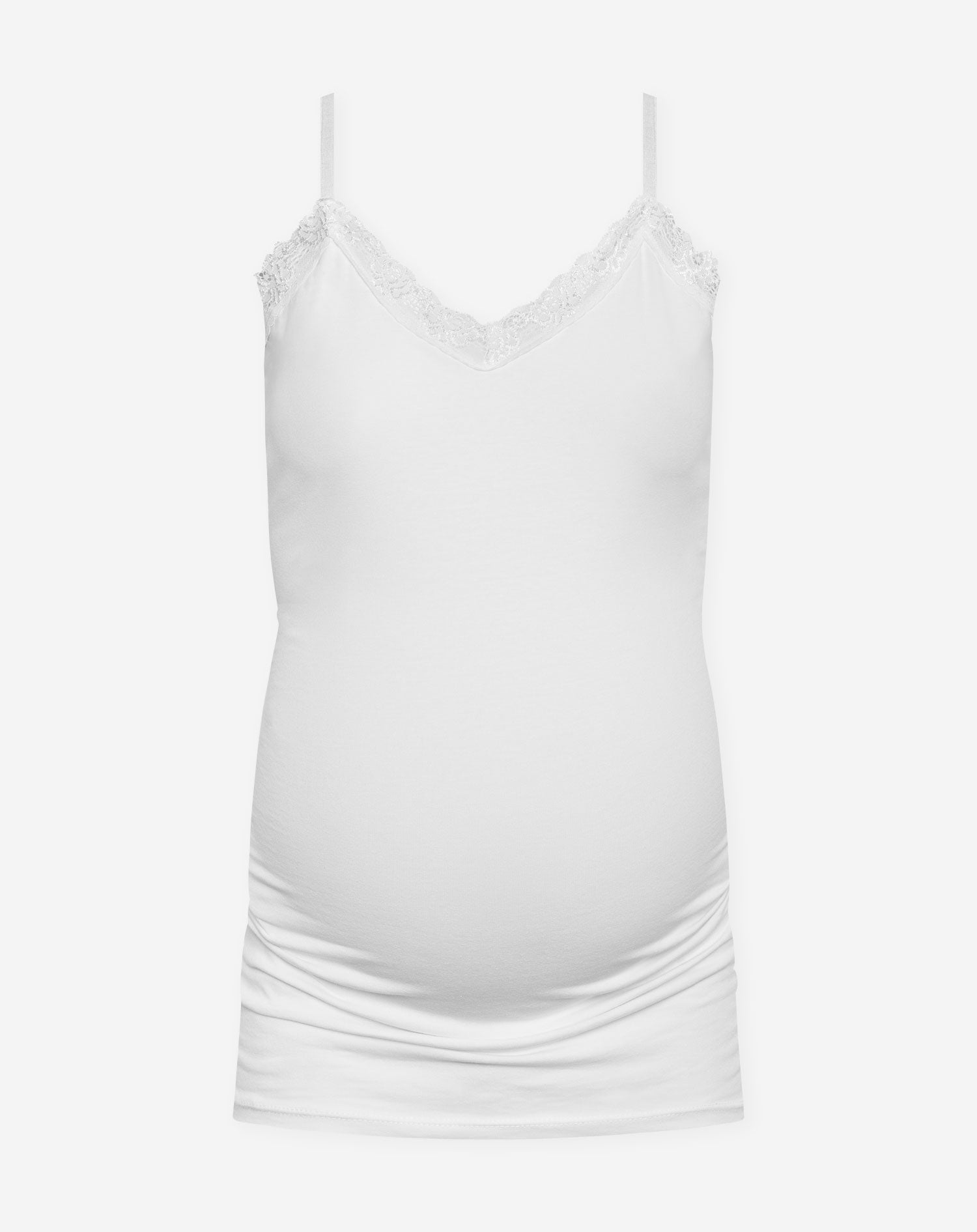 LACE V-NECK CAMI TOP MATERNITY WIT