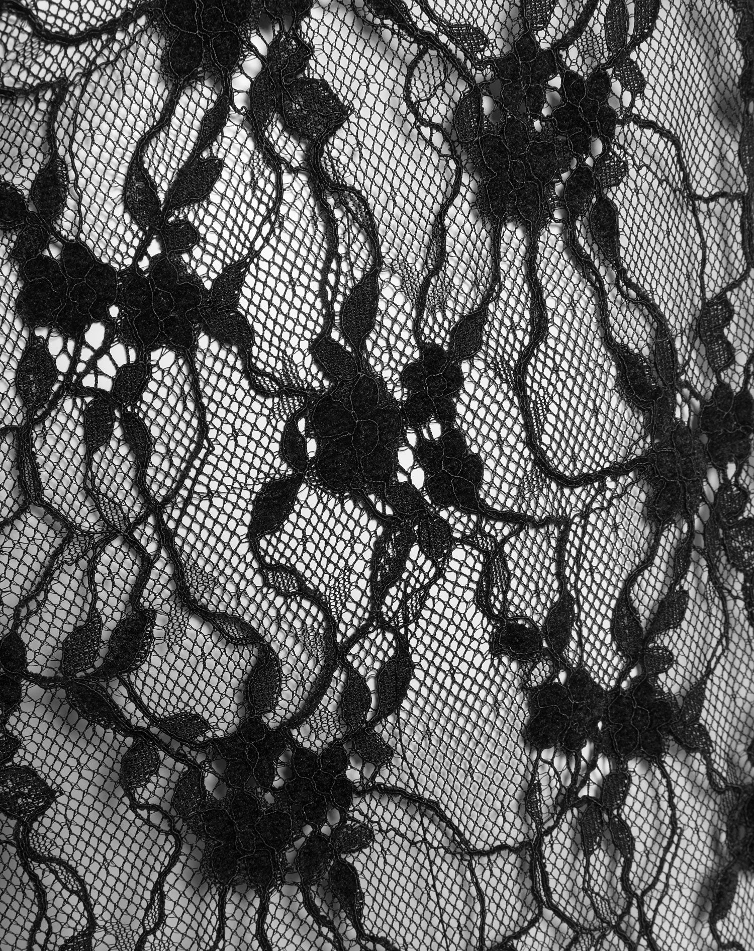 LACE CAMI DRESS BLACK