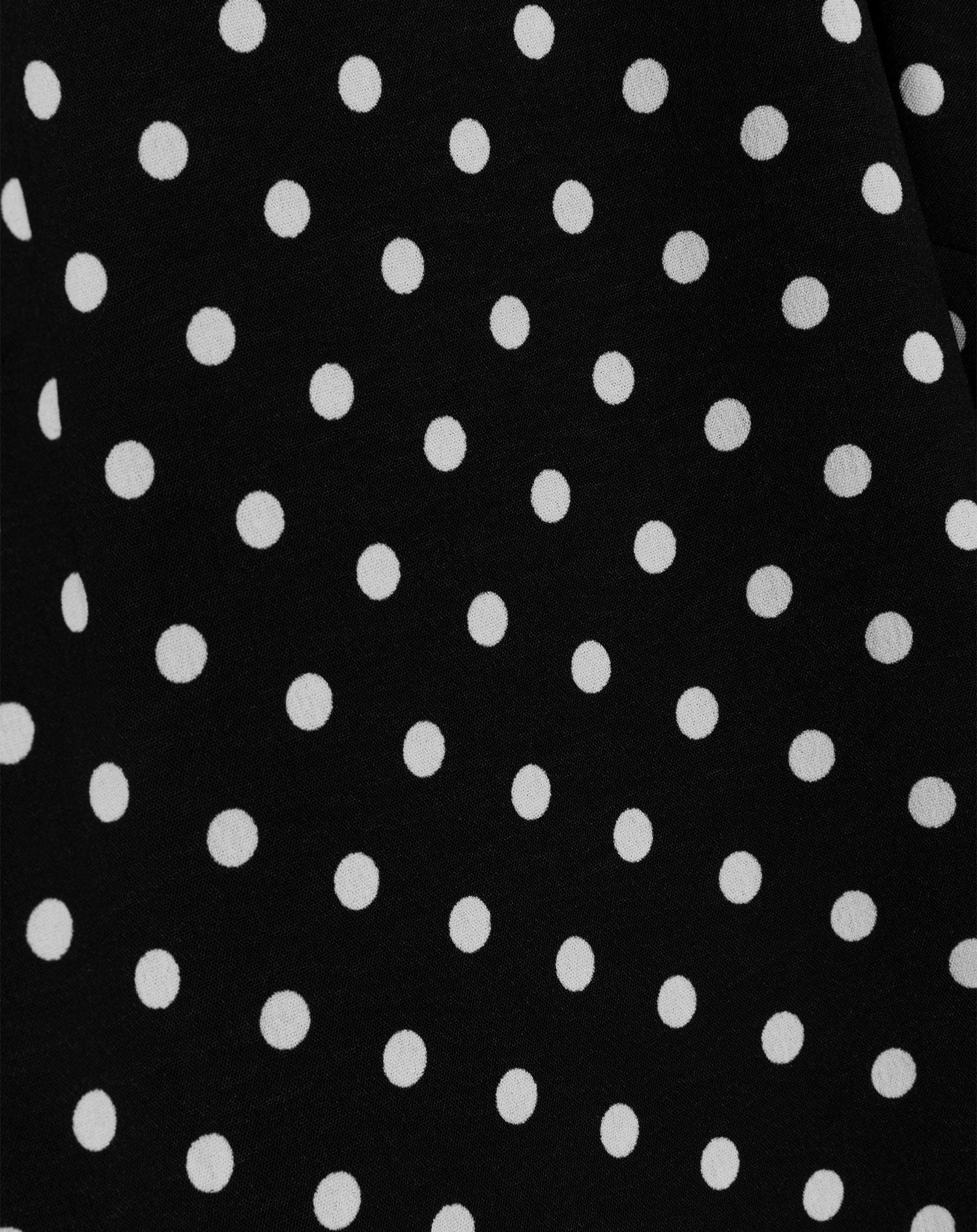 JULIE DOT HALTER TOP BLACK