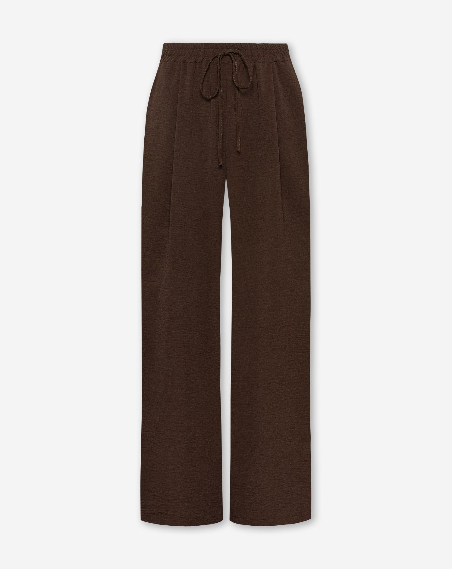 JULIE WIDE LEG PANTALON BRUIN