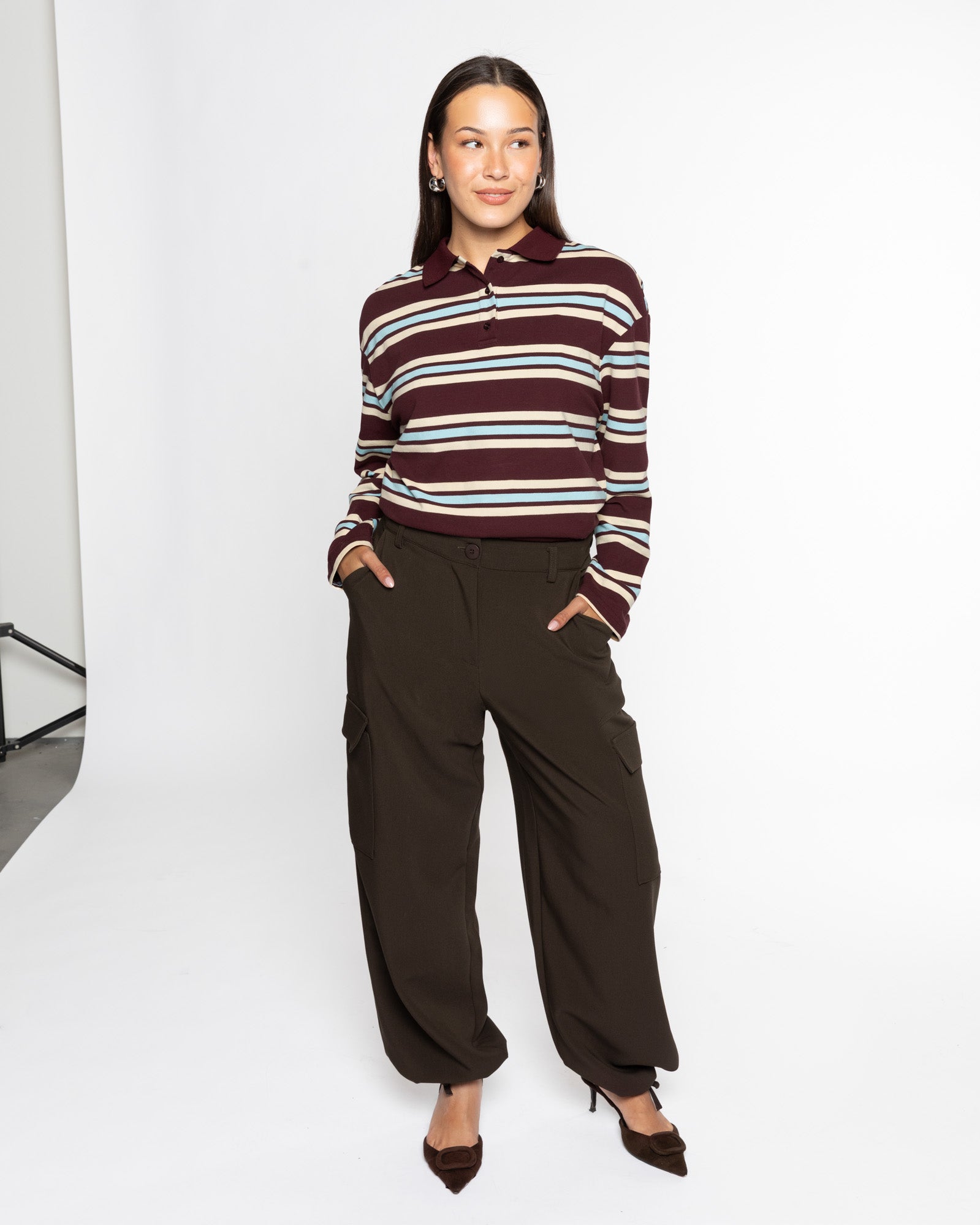 CARGO PANTALON BROWN