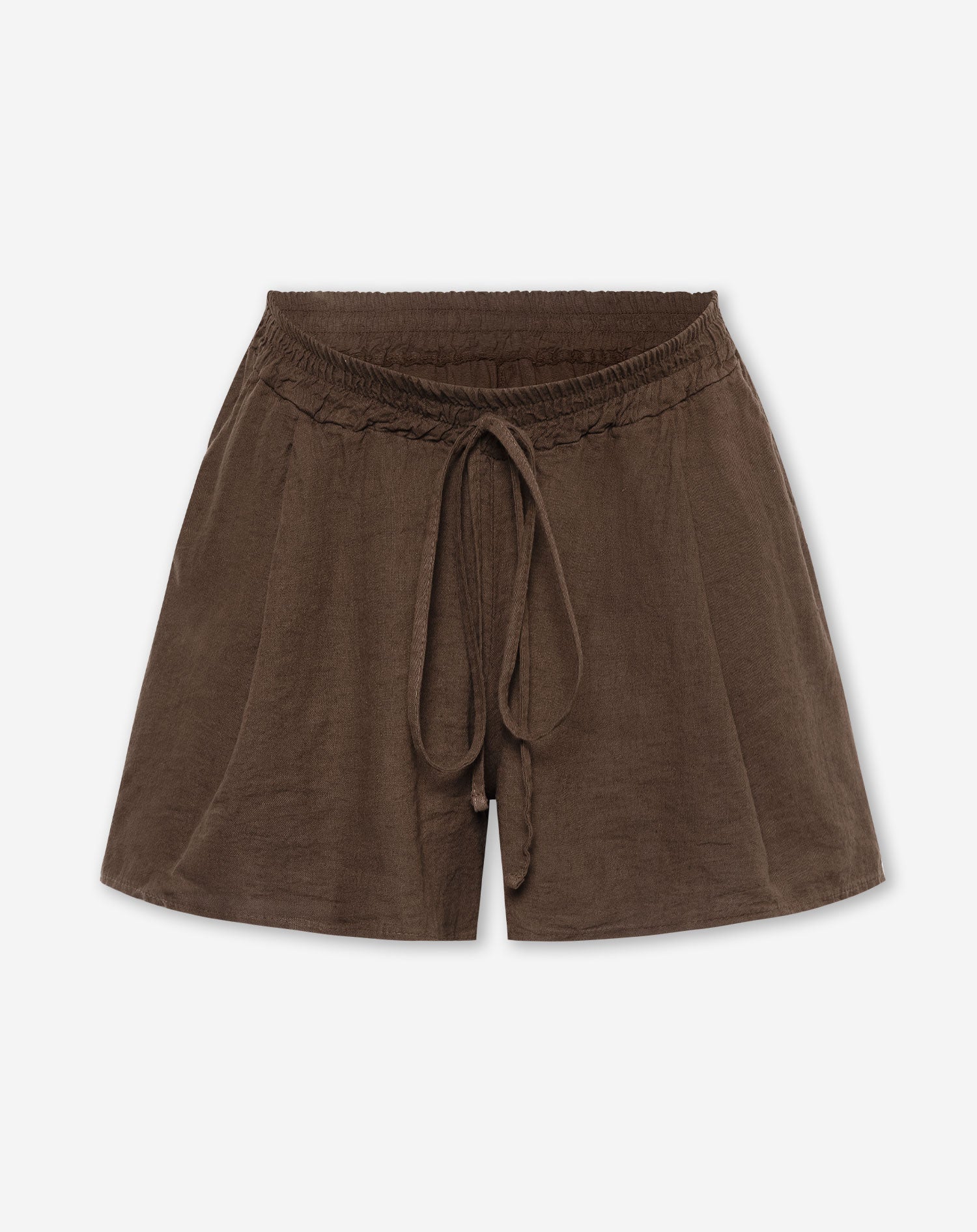 CARMEN LINEN SHORTS MATERNITY BRUIN