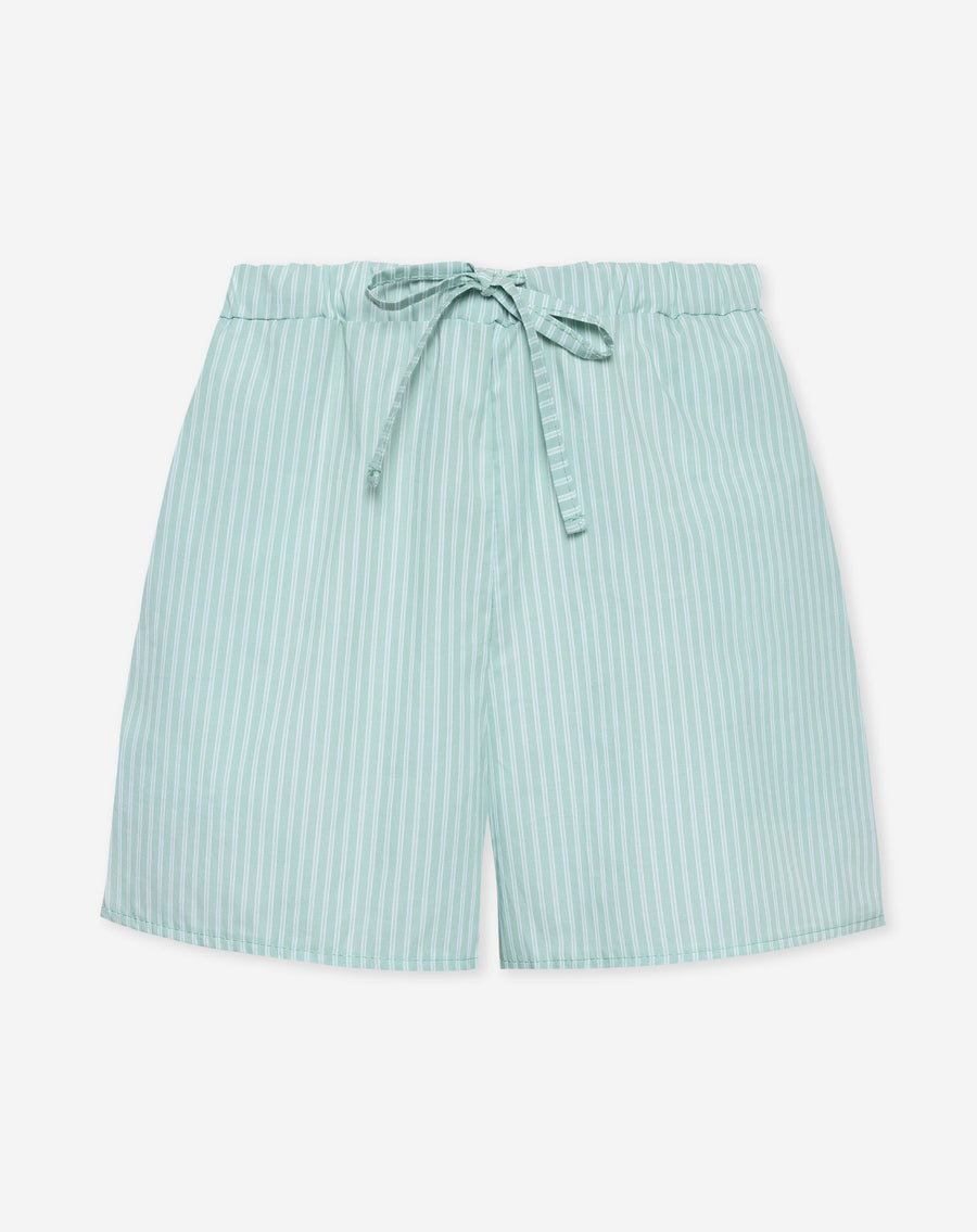 BESSY STRIPE ELASTIC SHORTS LICHTGROEN