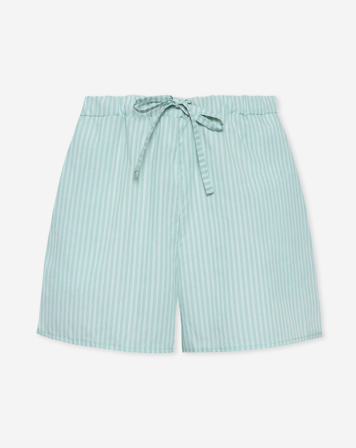 BESSY STRIPE ELASTIC SHORTS LICHTGROEN
