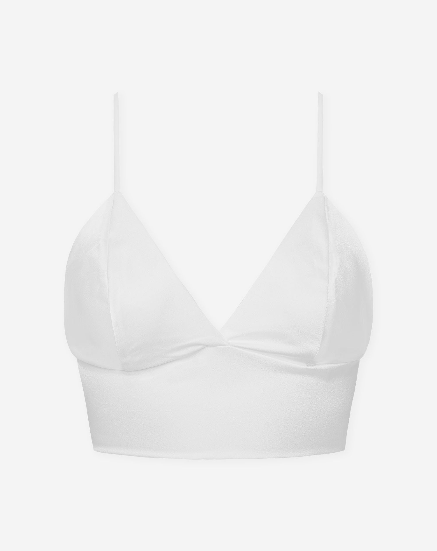 SATIN BRALETTE WIT