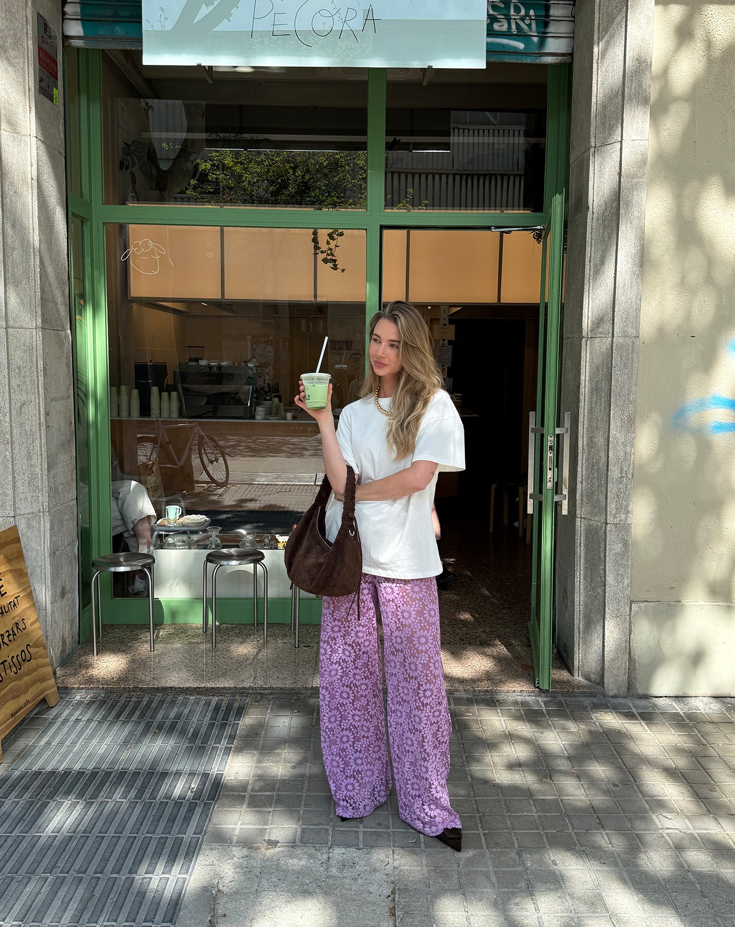 HOLLY LACE PANTS LILA