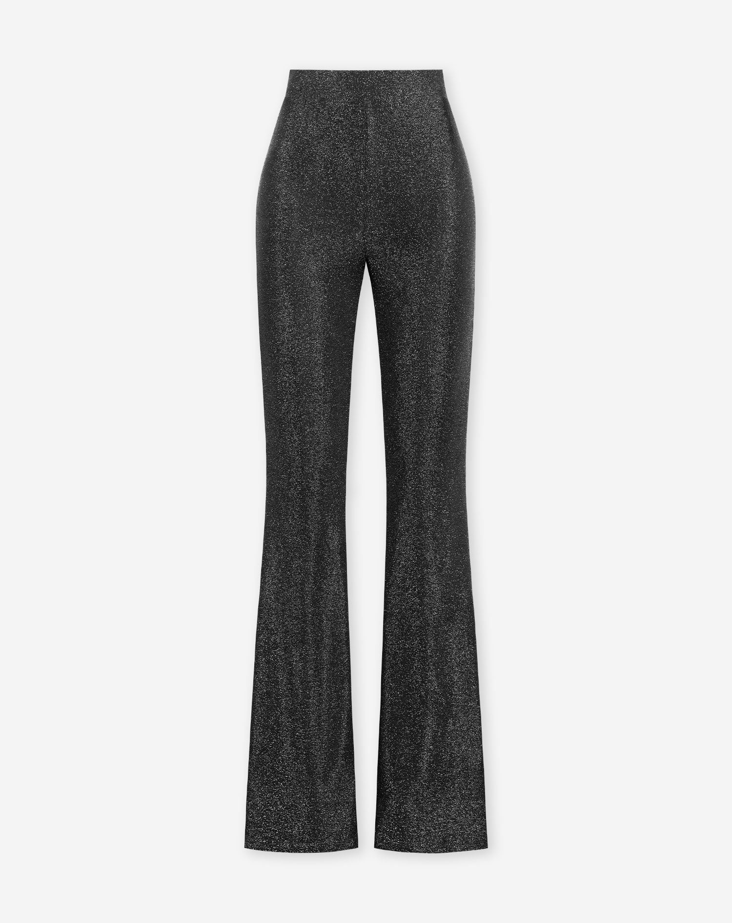 GLITTER FLARED LEGGING SILVER