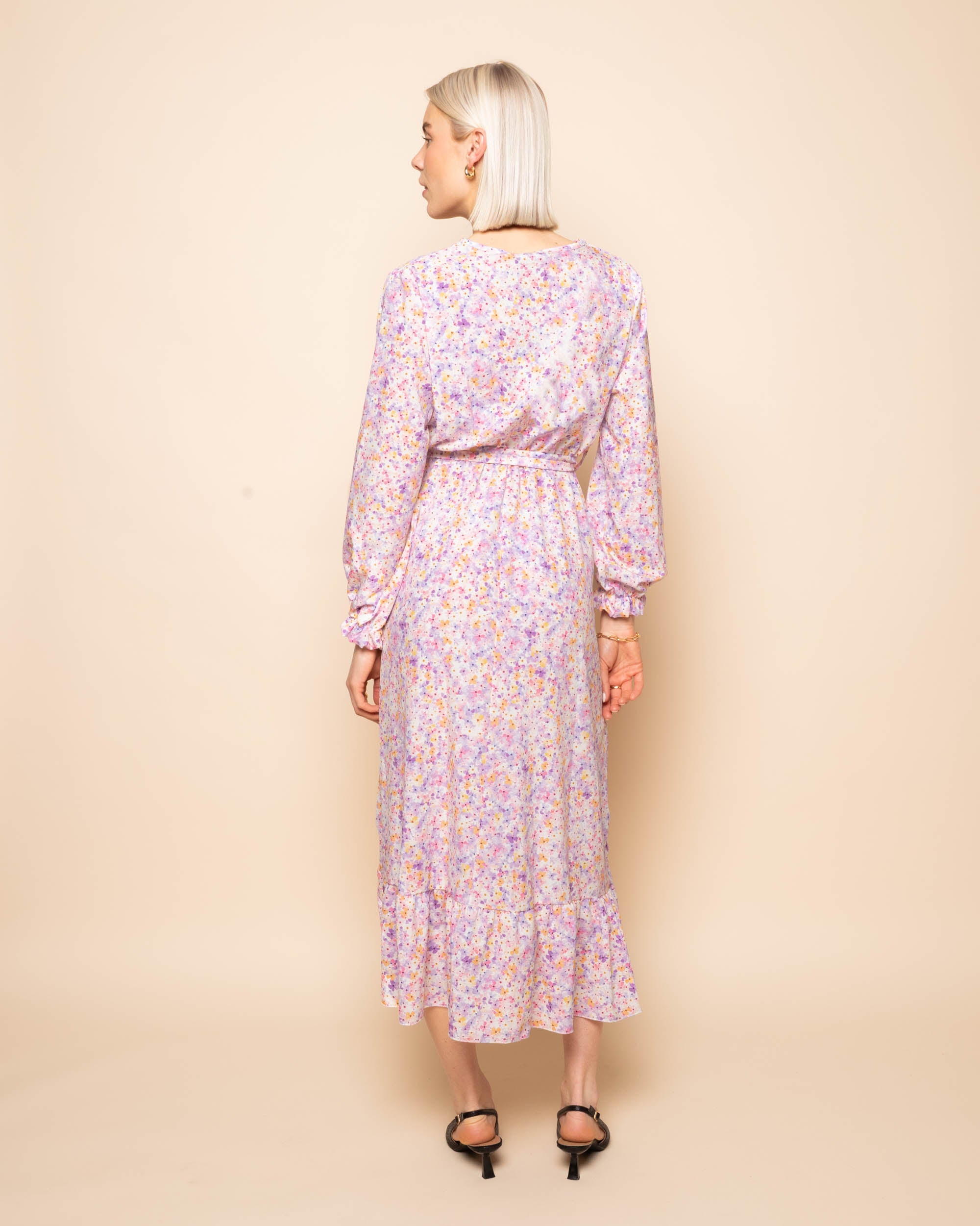 OLIVIA FLOWER DRESS LILA