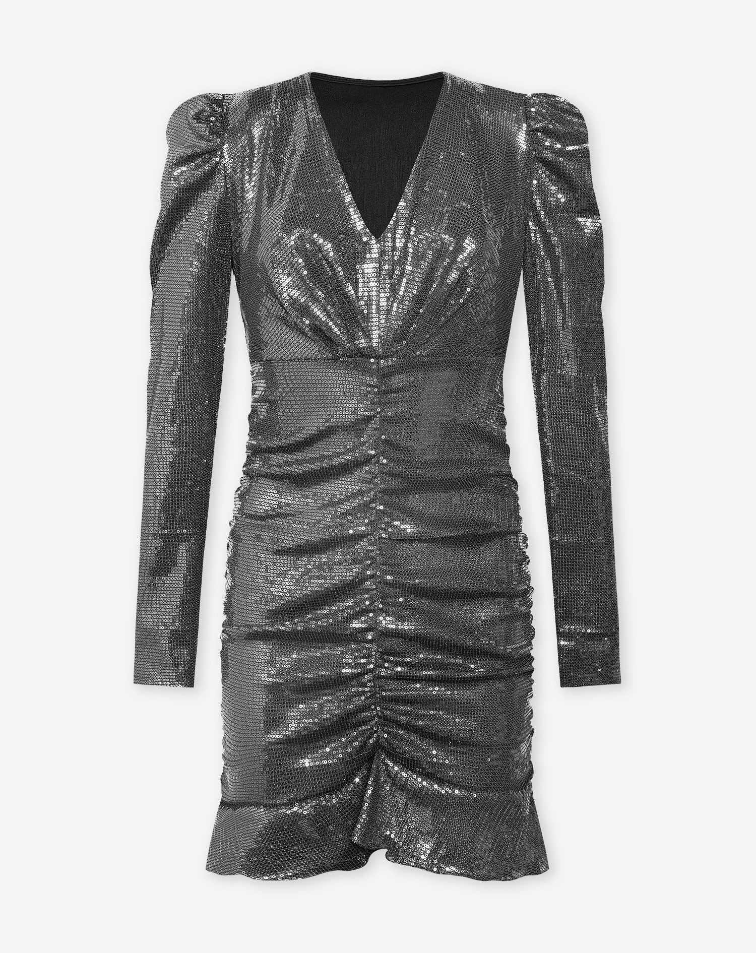 MILEY SEQUINS DRESS SILVER