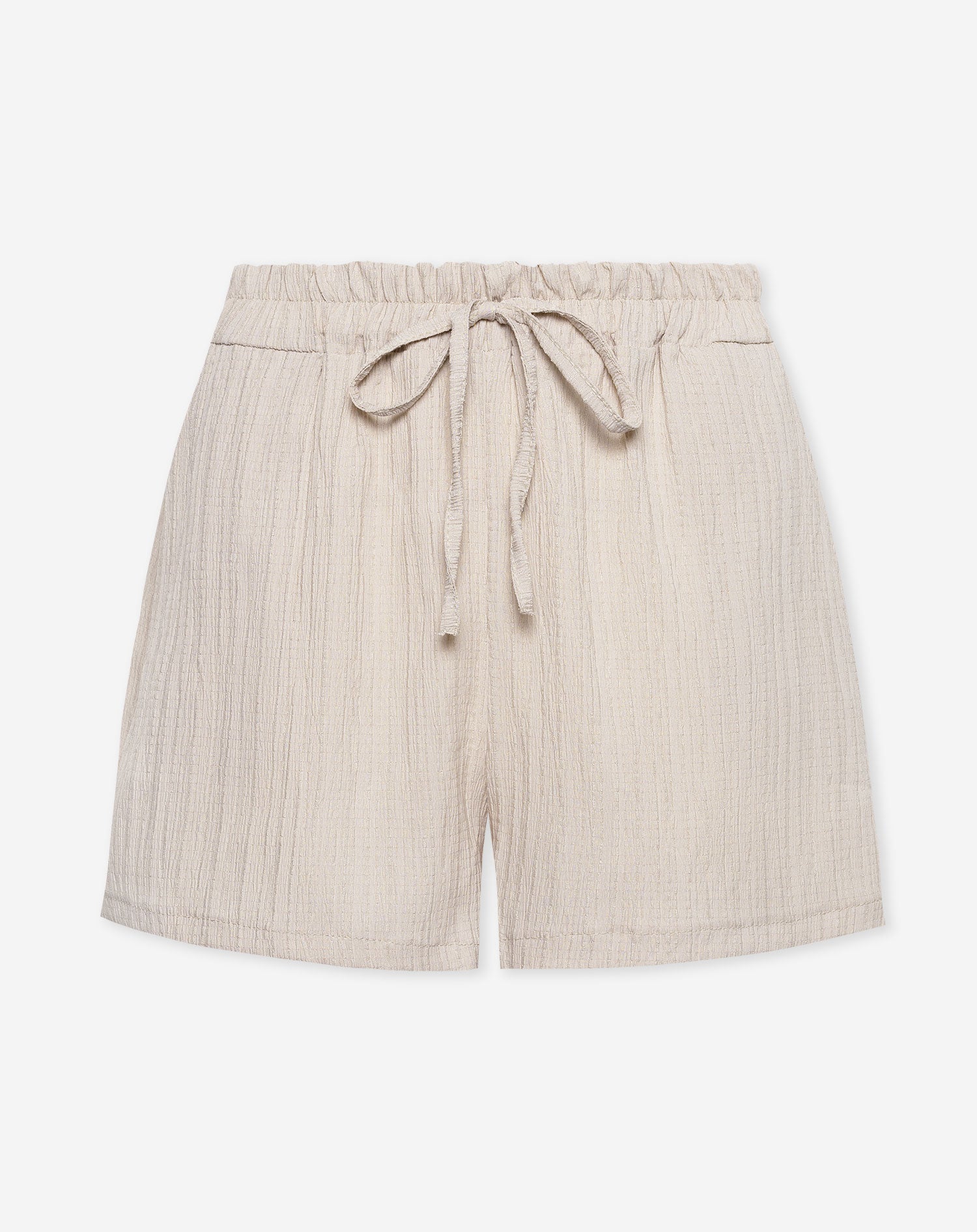MIMMI STRUCTURE SHORTS BEIGE