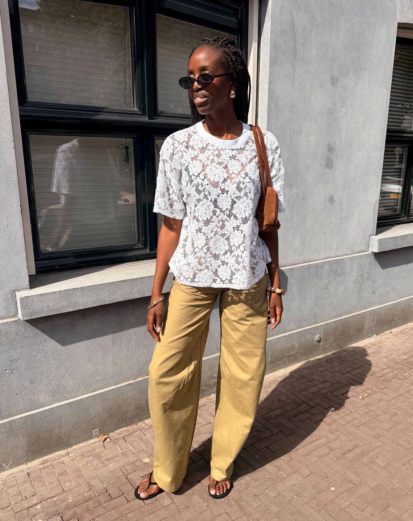 LACE TEE WIT