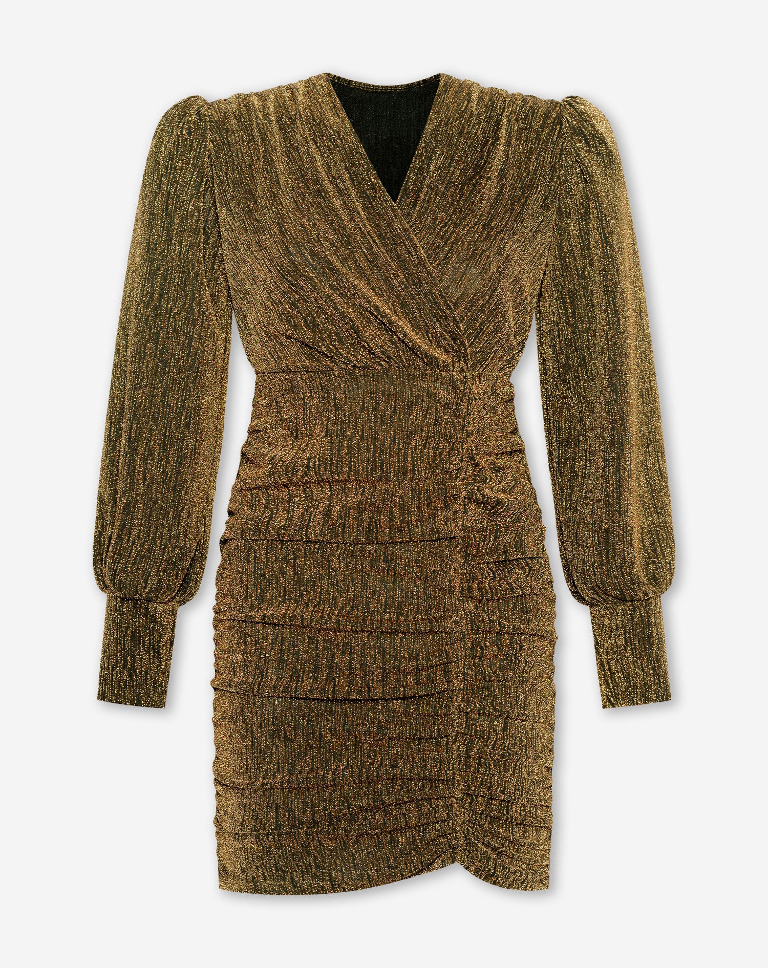 MAE GLITTER DRESS GOLD