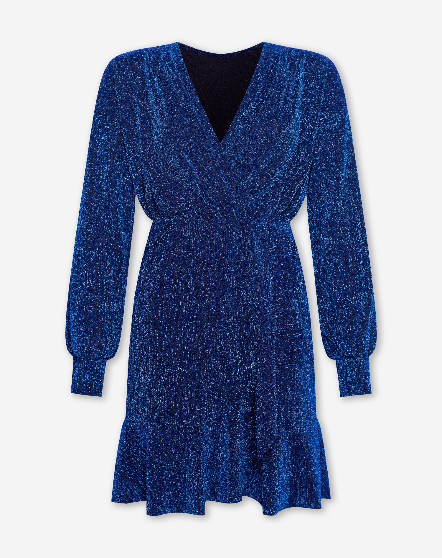 MAYA GLITTER DRESS ROYAL BLUE