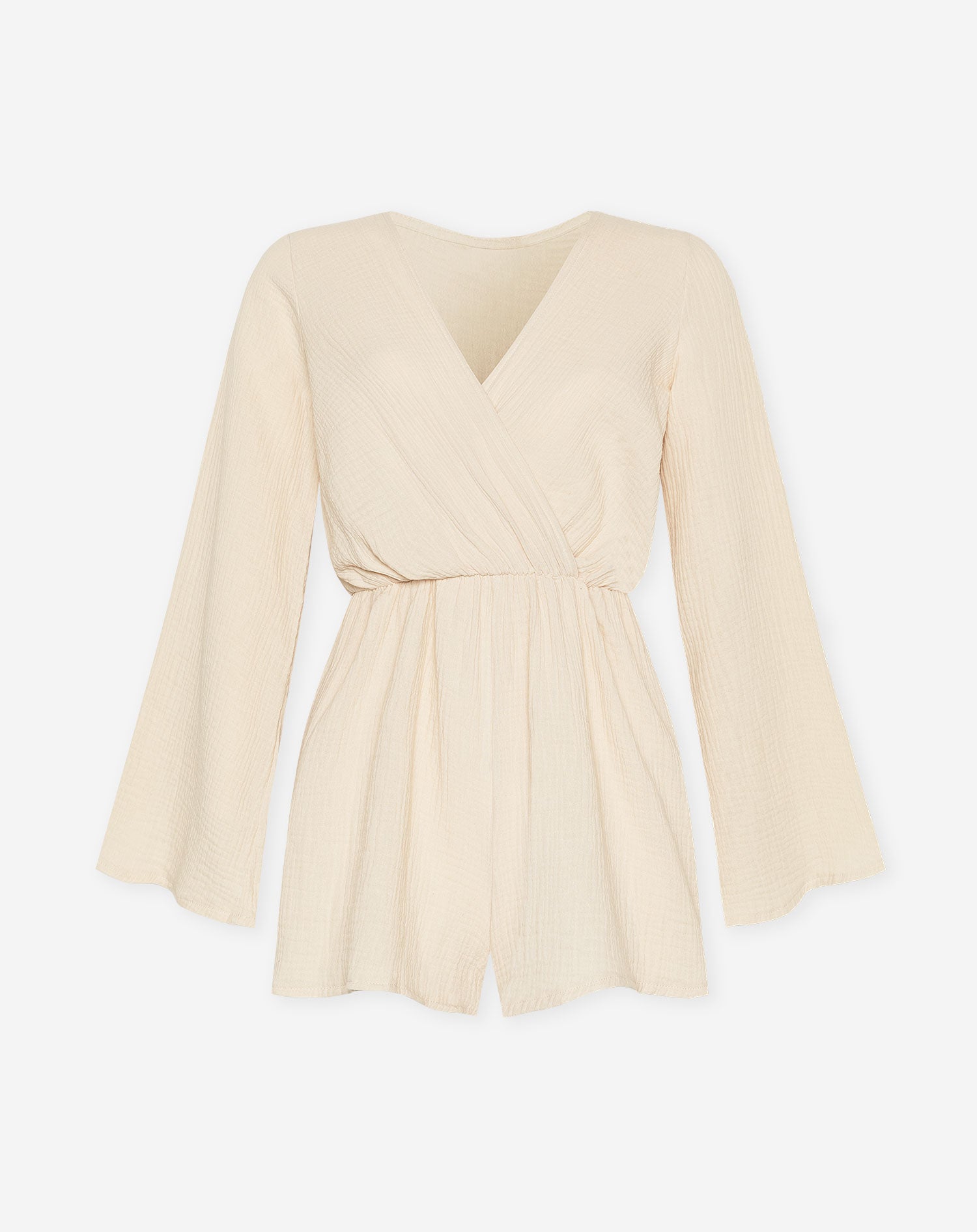 MOUSSELINE PLAYSUIT BEIGE