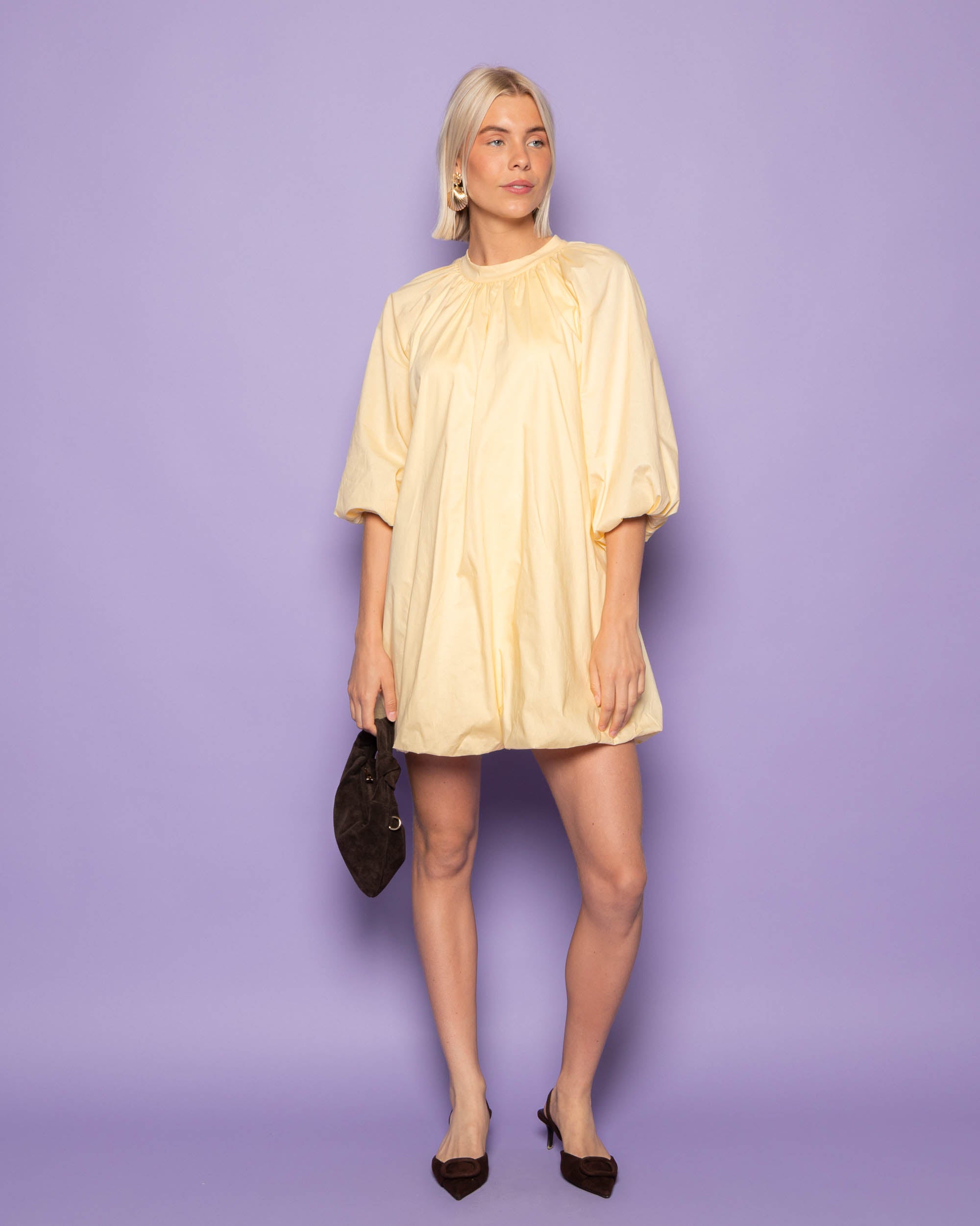 BLOSSOM BUBBLE HEM DRESS BOTERGEEL