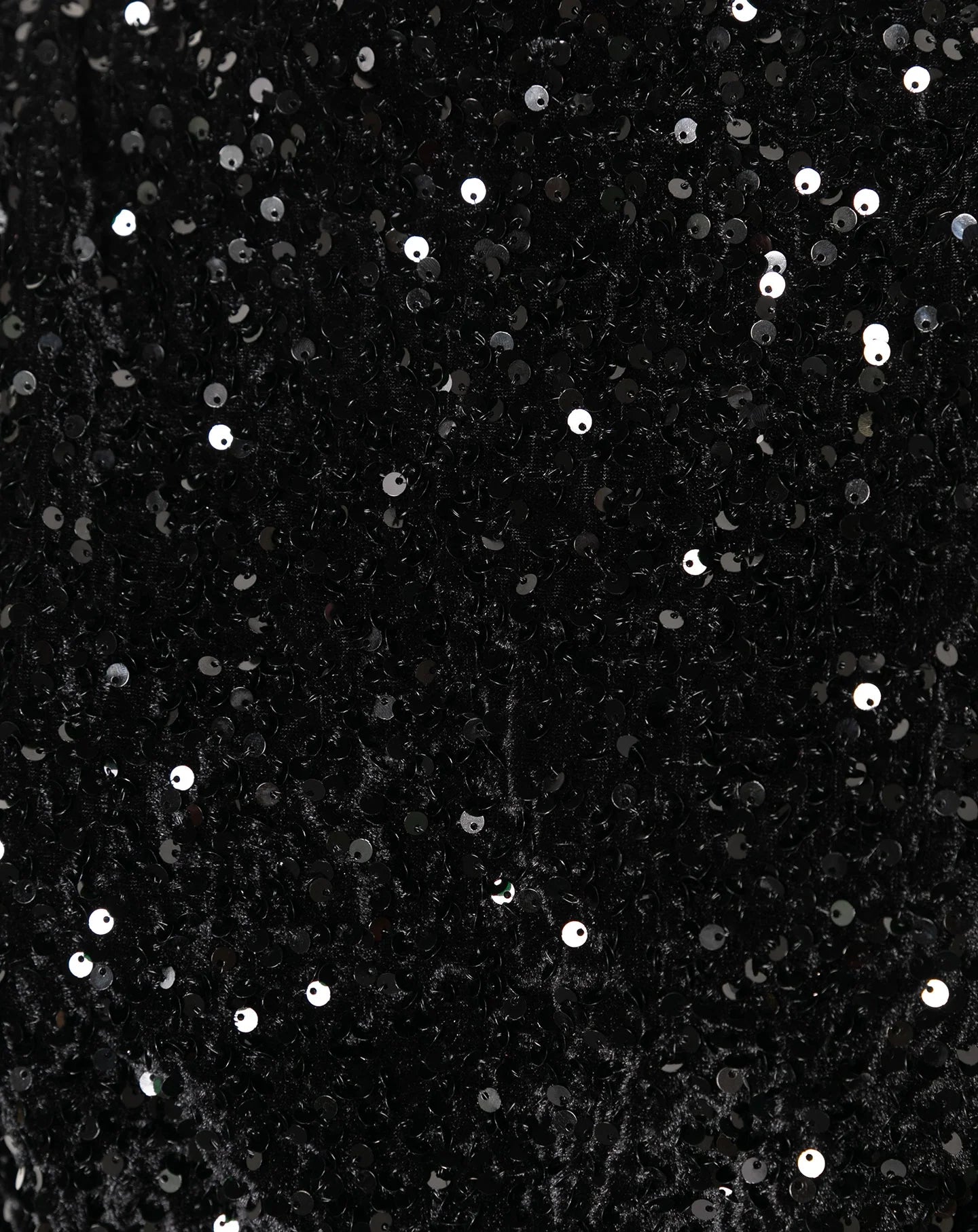 VELVET SEQUIN SKORT BLACK