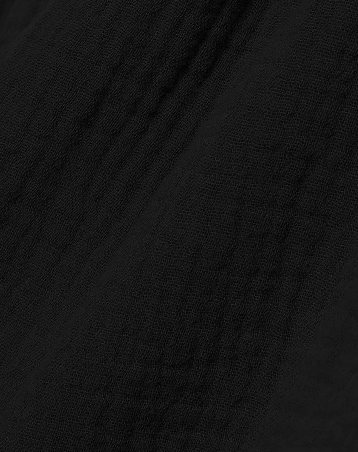 MOUSSELINE PUFF TOP BLACK