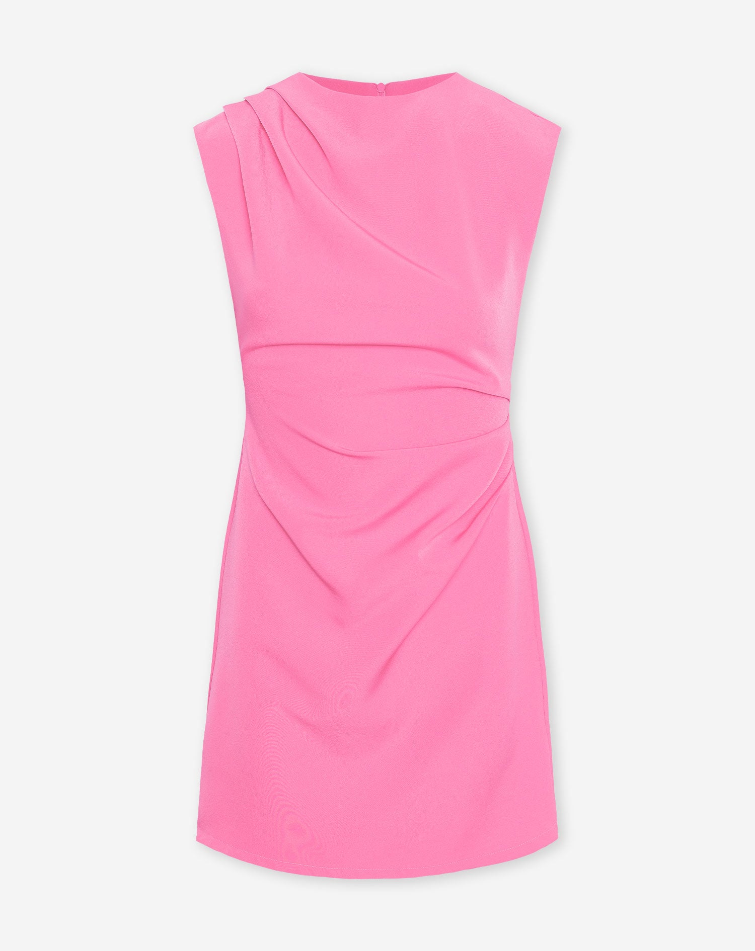 SOFIA RUCHED DRESS TALL PINK