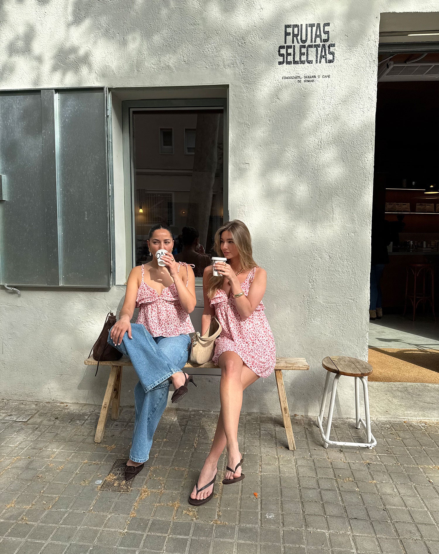 FLOWER RUFFLE CAMI PINK