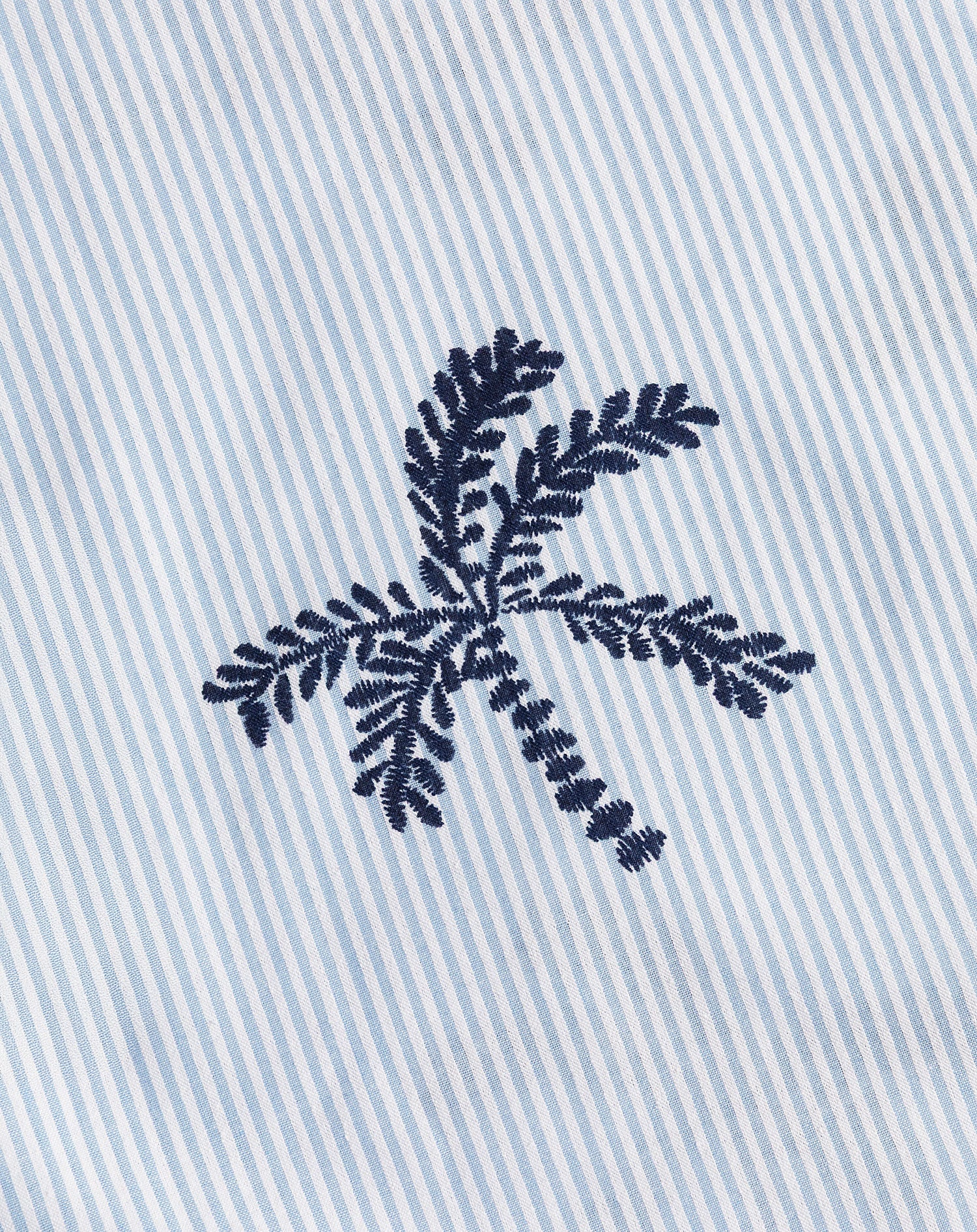 PALM STRIPE SHORTS BLUE