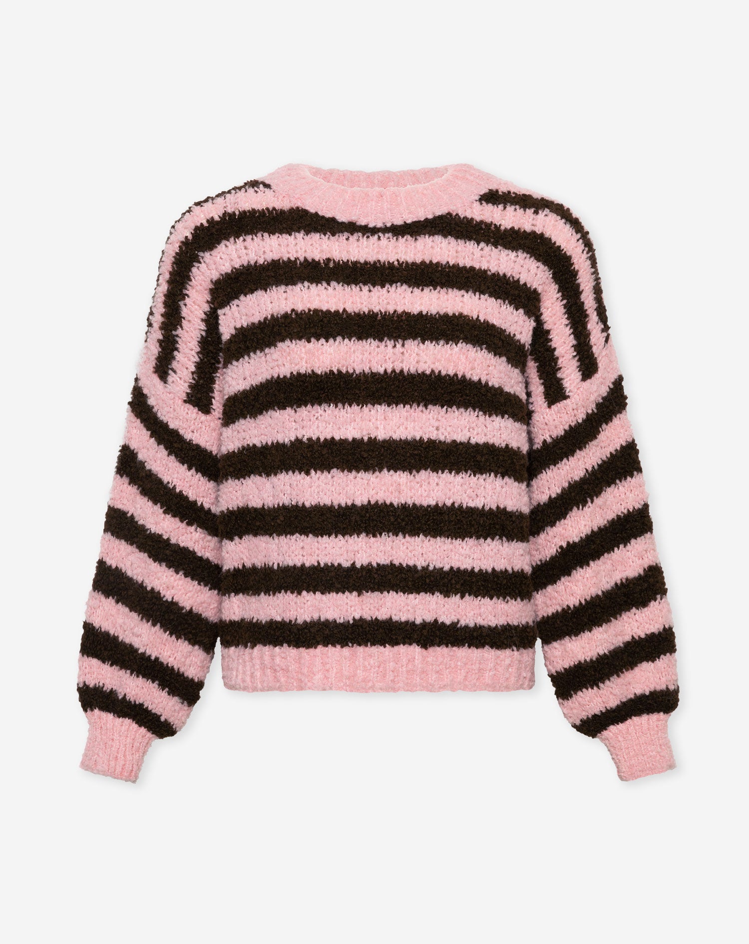 LUCIA BOUCLE STRIPE KNIT PINK