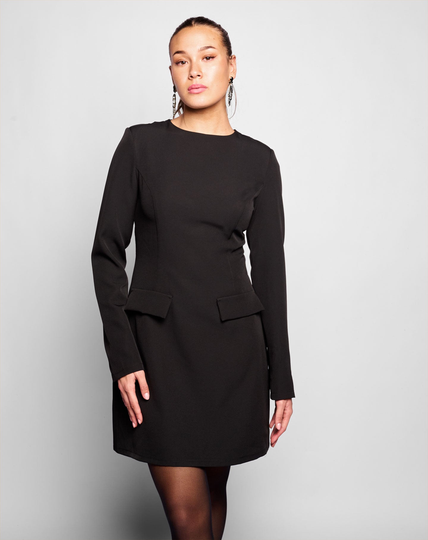 GRACE A-LINE DRESS BLACK